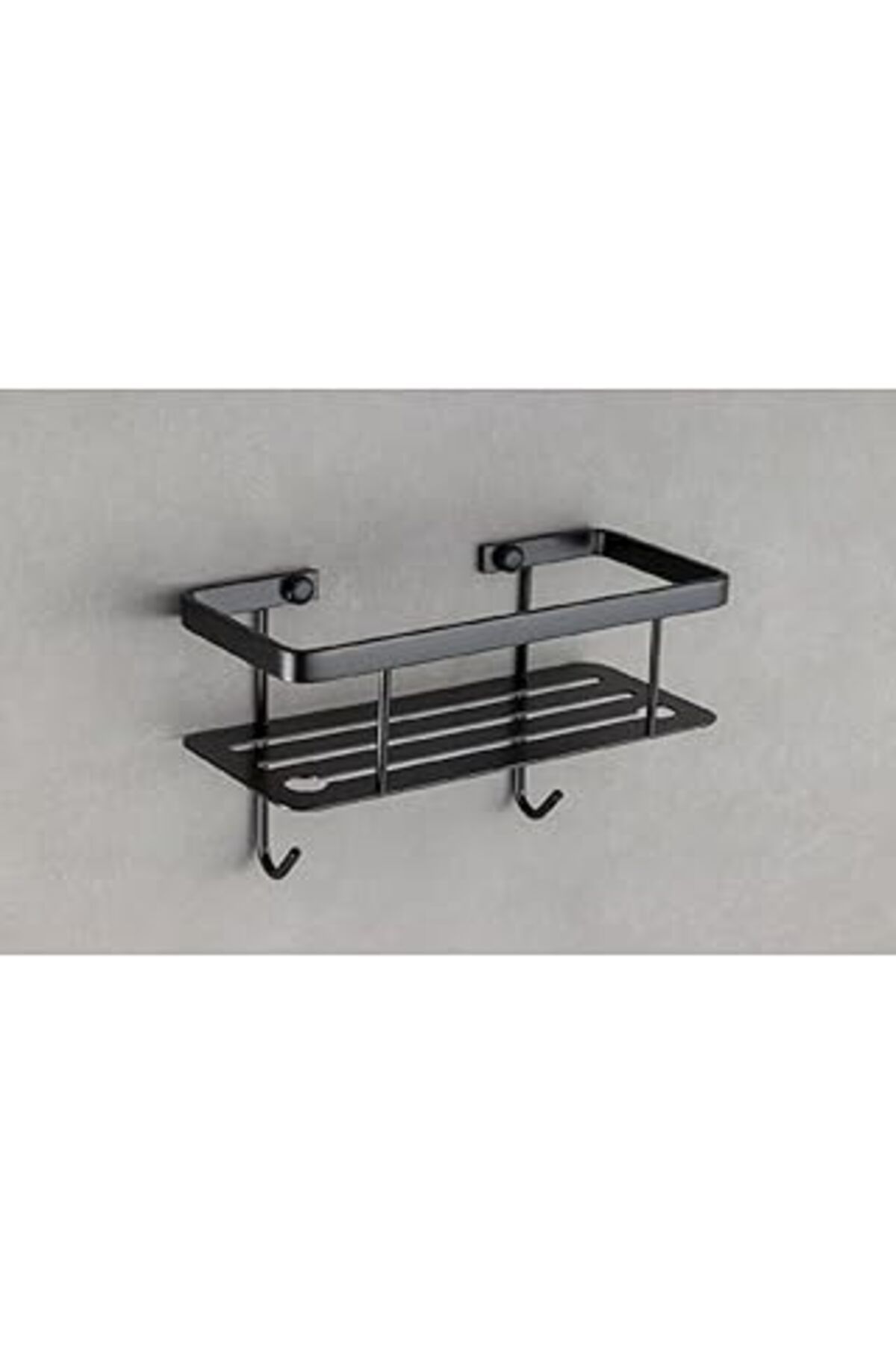 robotrend System Banyo Duş Raf Sistemi Siyah Renk 152X112X260 Mm