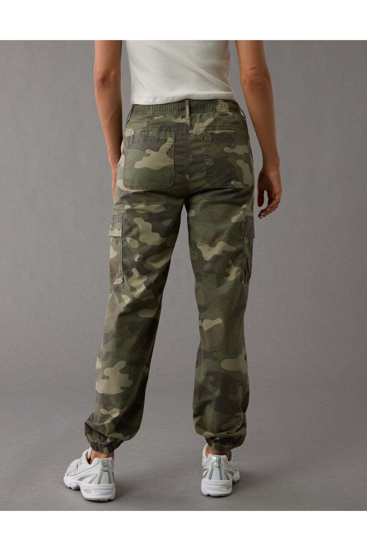 AMERICAN EAGLE-بنطلون رياضي فضفاض بخصر عالٍ من Ae Stretch 2