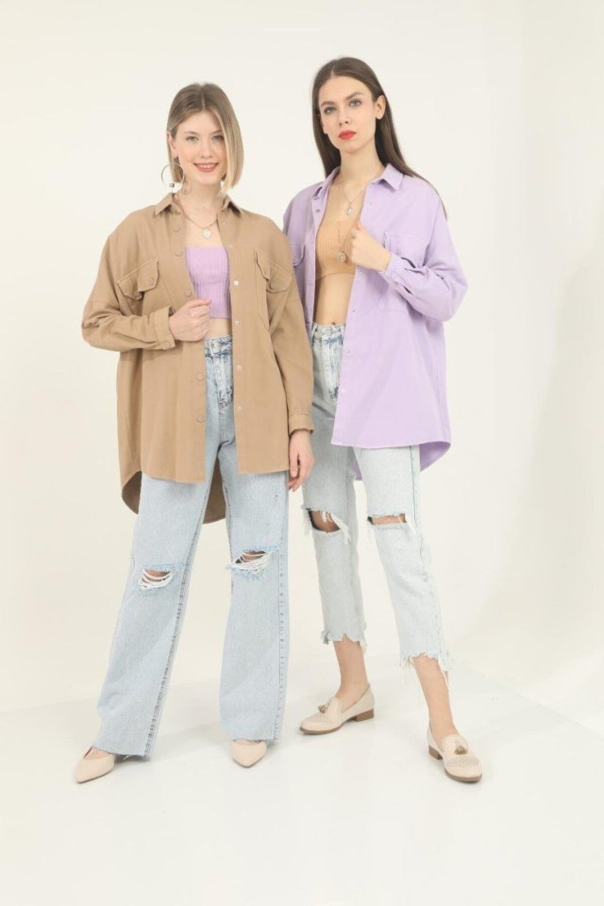 MRA Fashion Camel Cepli Gömlek