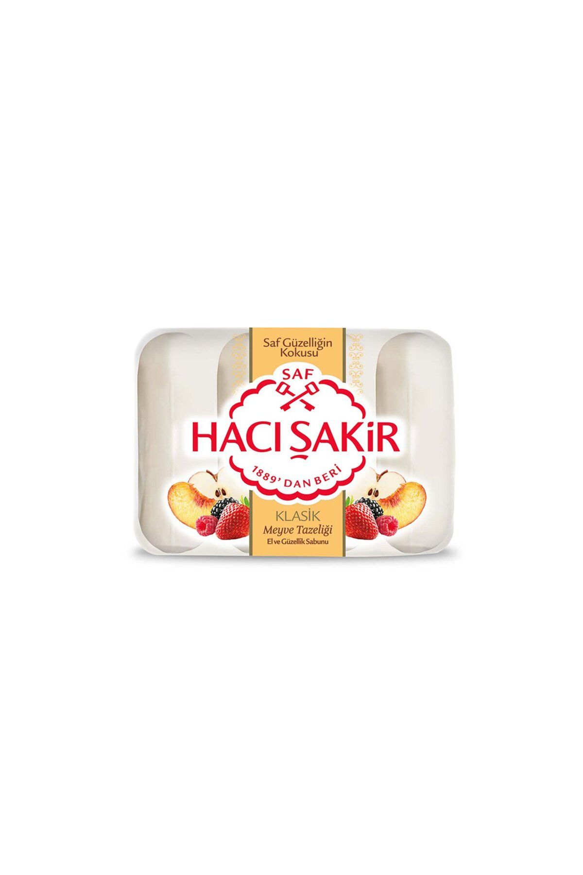 Hacı Şakir Klasik Meyve Tazeliği Güzellik Sabunu 4X70 G