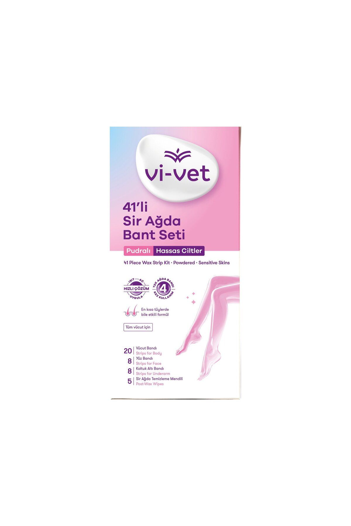 Vi-vet Sir Ağda Bant Seti 41'li Pudralı