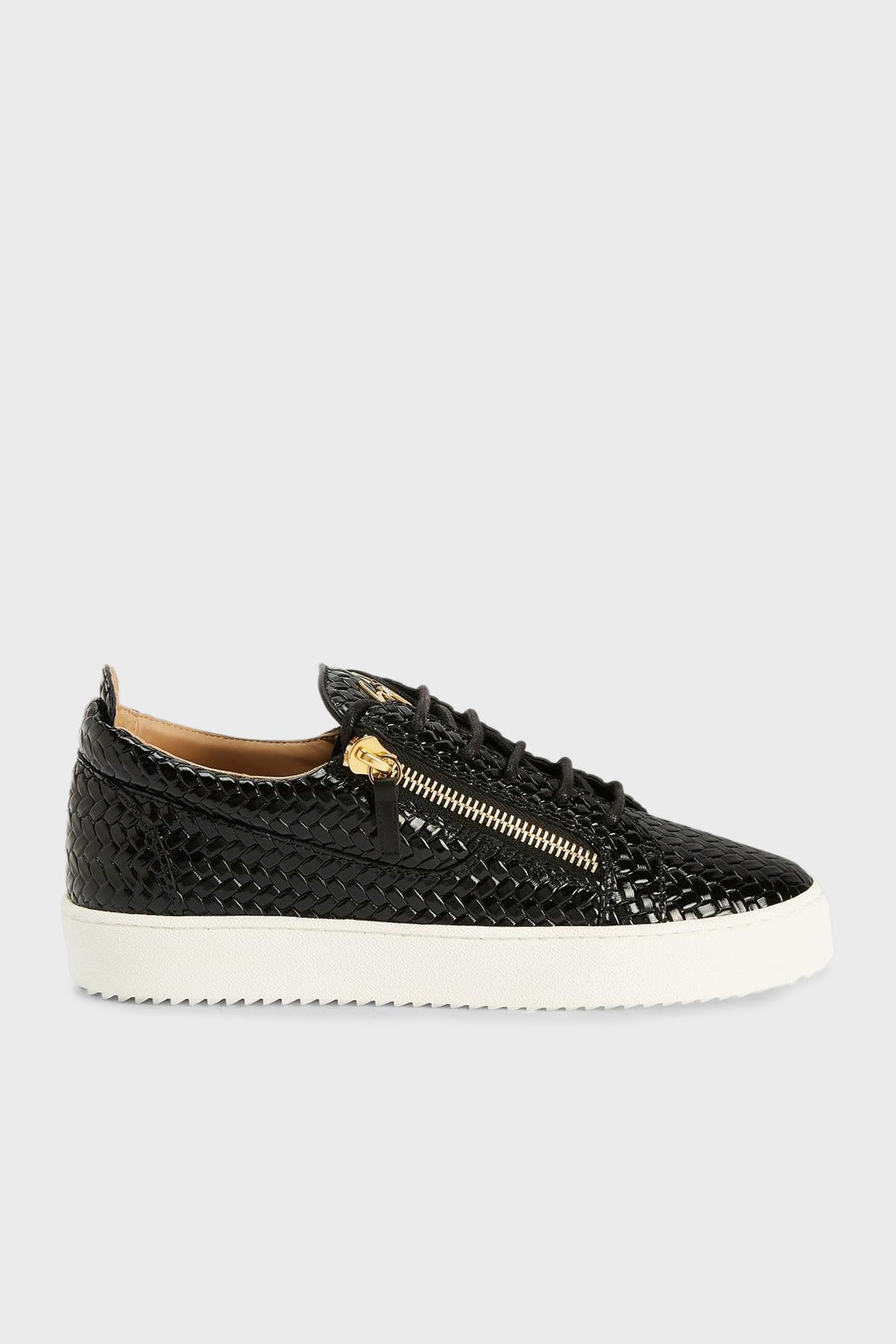 کفش کتانی با زیره چرم اصل کفش کتانی مردانه RM50012 Giuseppe zanotti