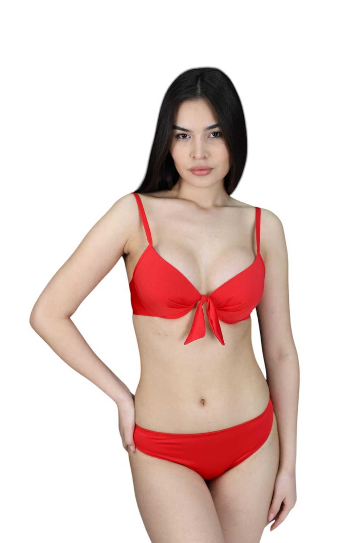 IŞILMAY KADIN KAPLI BİKİNİ TAKIMI
