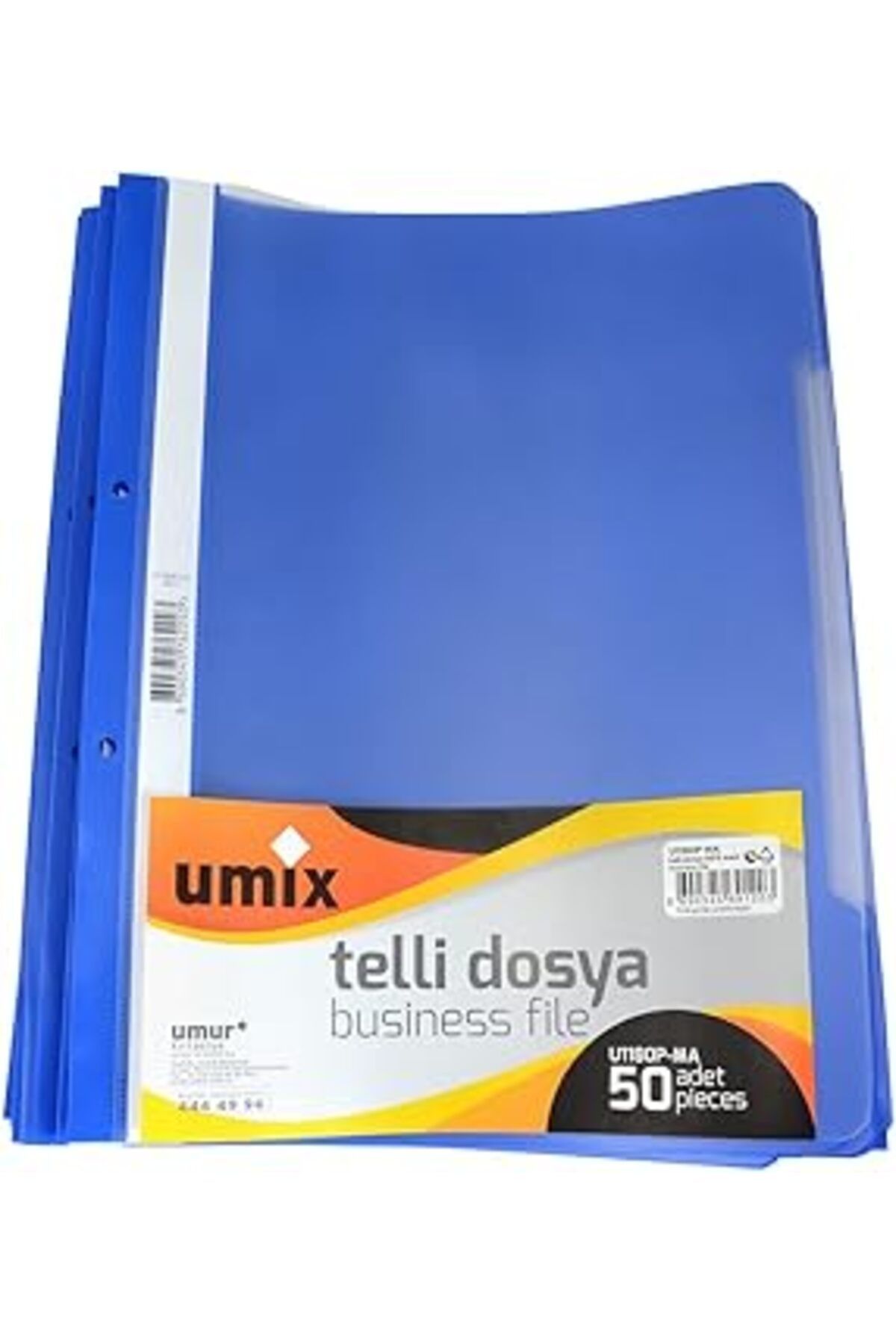 NETWORK ART UMIXC A4 TELLİ DOSYA 50'Lİ MAVİ