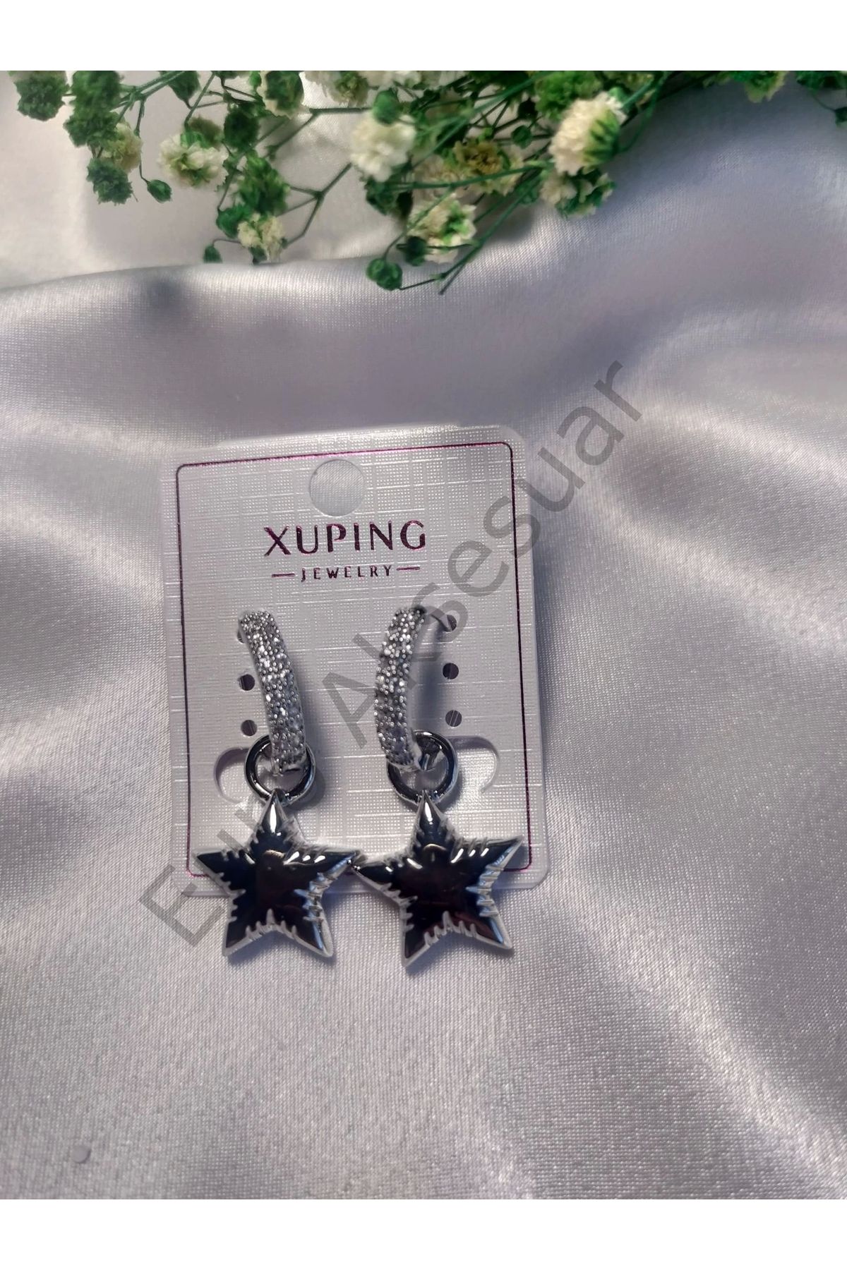 XUPING JEWELRY-Xuping Earrings with Stone Star Figure 2