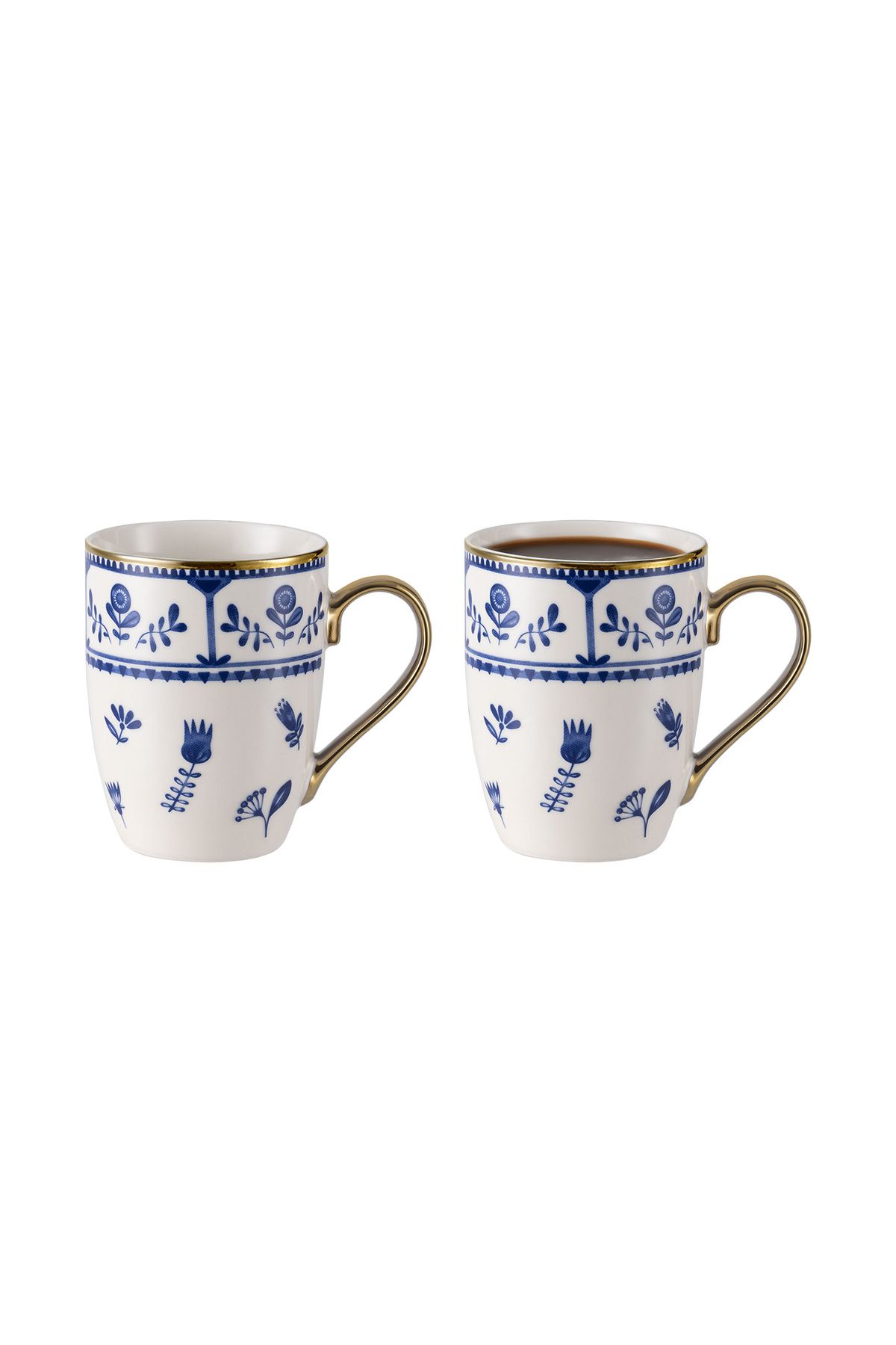 Madame Coco-Lori Mug - Blue/White - 360 ml 3