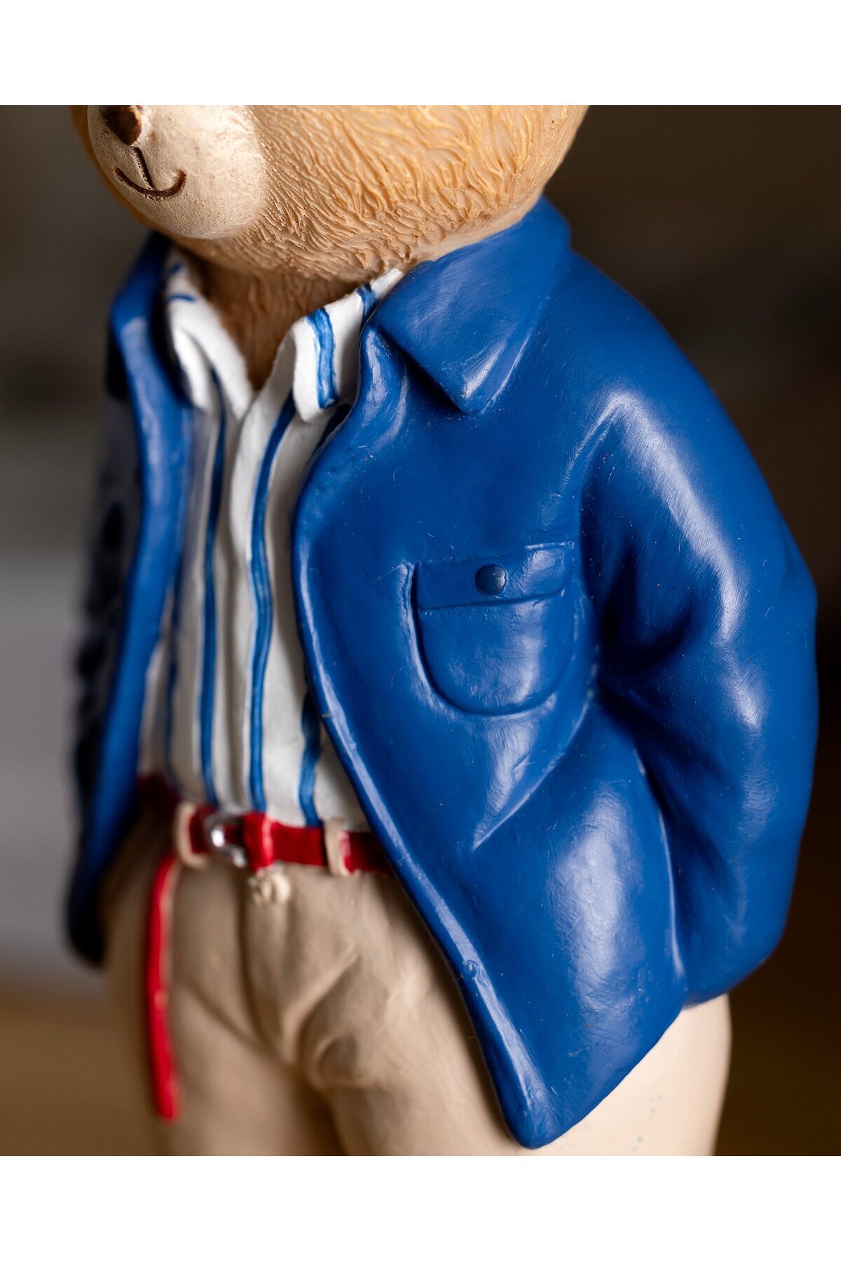 Madame Coco-Simon Figur - Marineblau/Beige 4