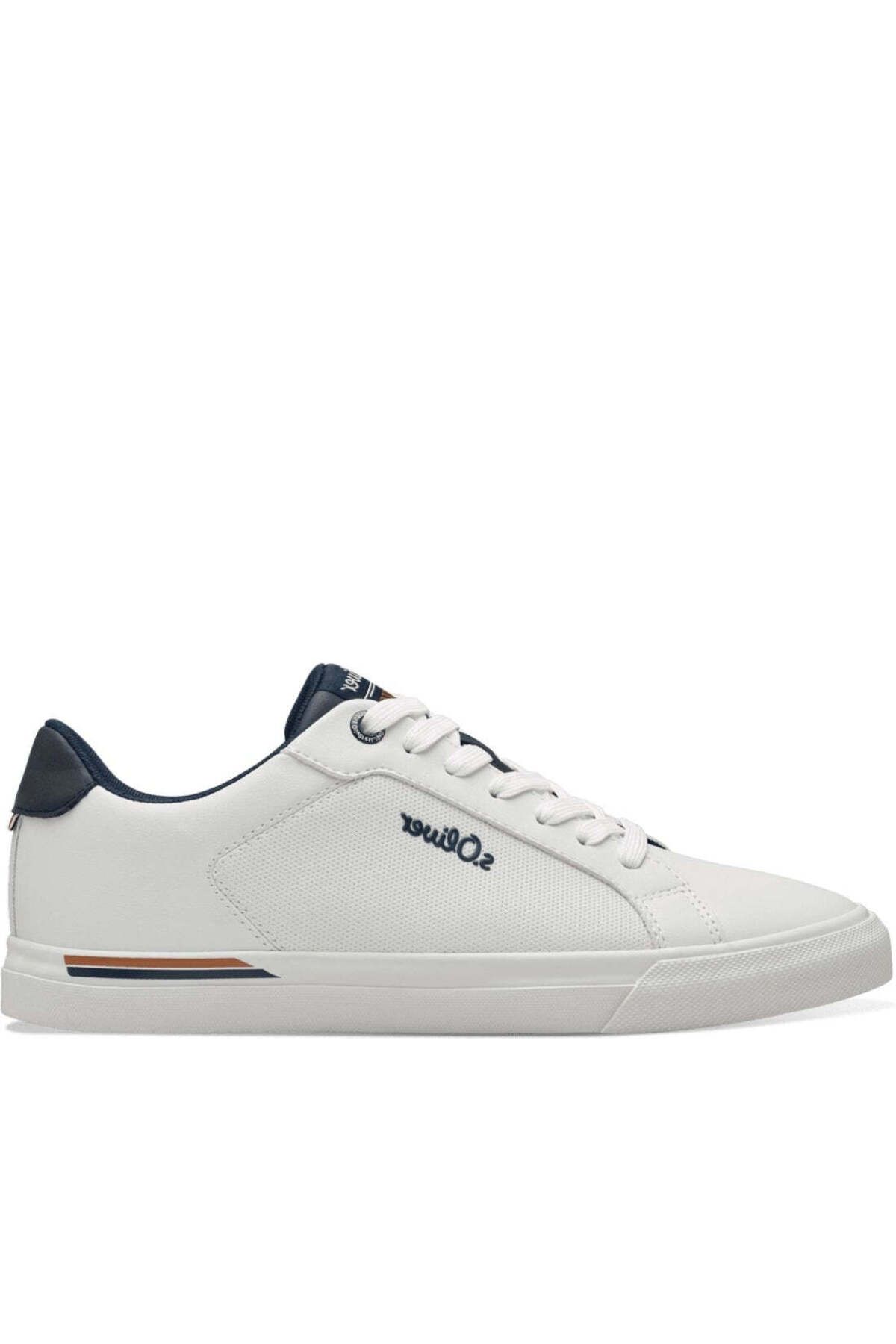 s.Oliver-White Trainers Mens Shoes 2