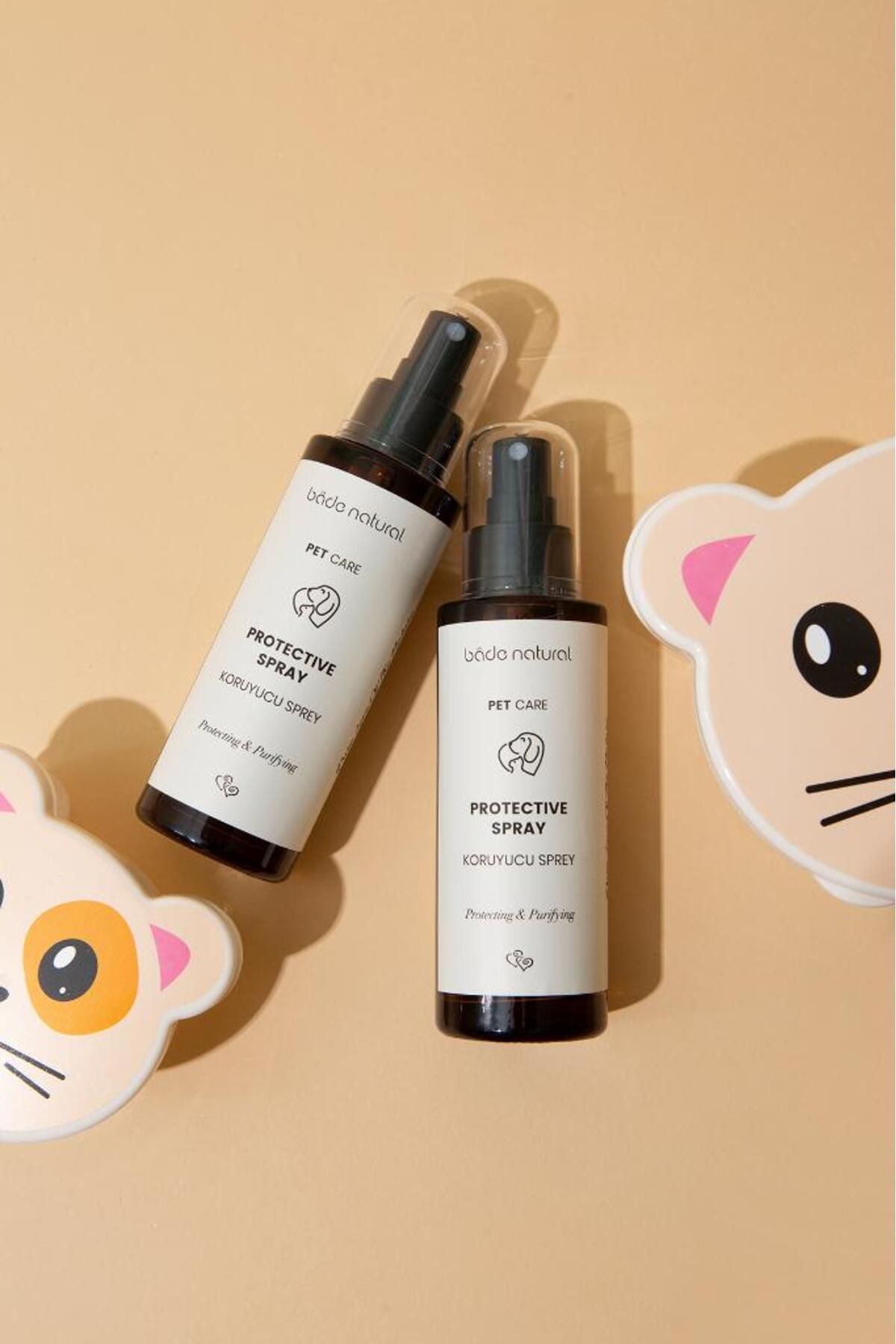 محصول سلامتی سگ اسپری حیوان خانگی محافظ برای مراقبت از چرم و پر 100 میل Bade Natural
