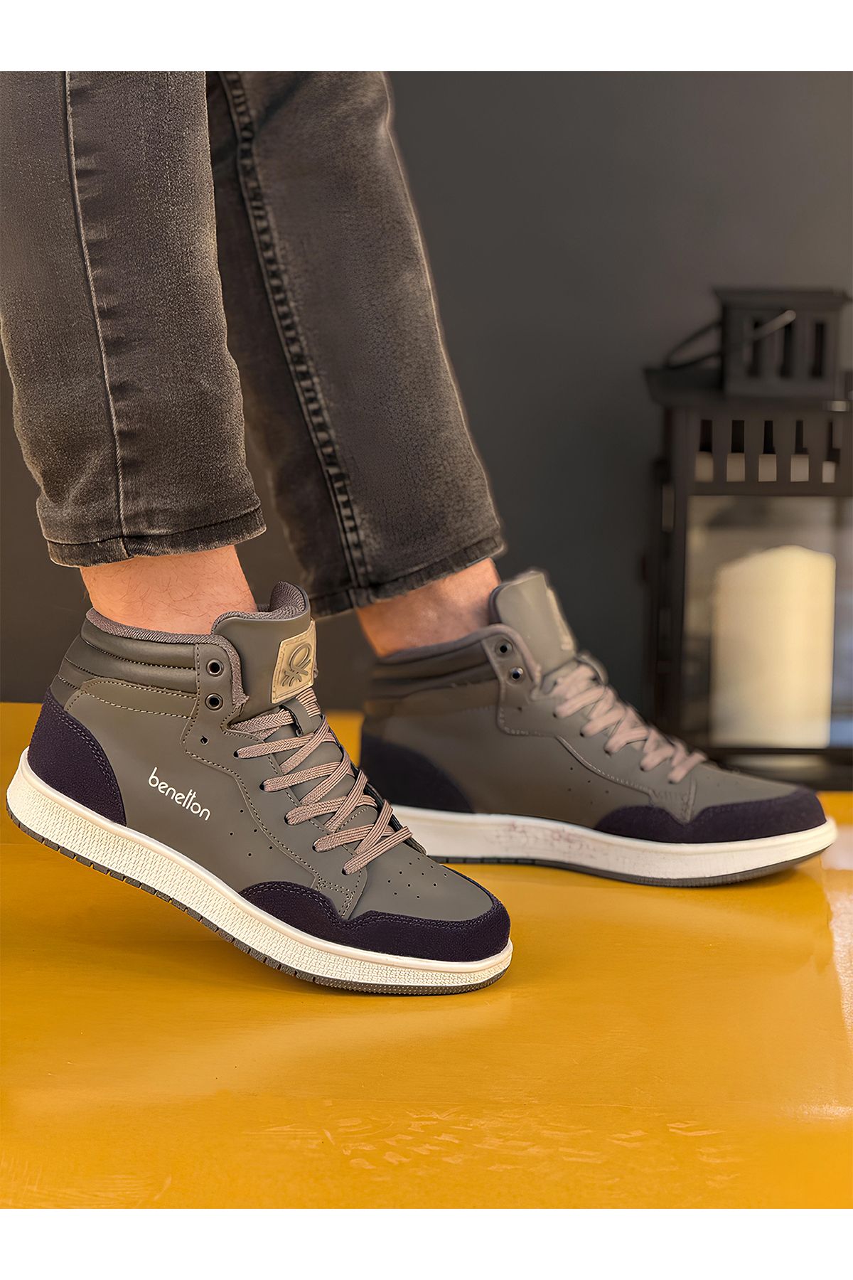 Benetton Sneaker Hı Basketbol Spor Ayakkabısı