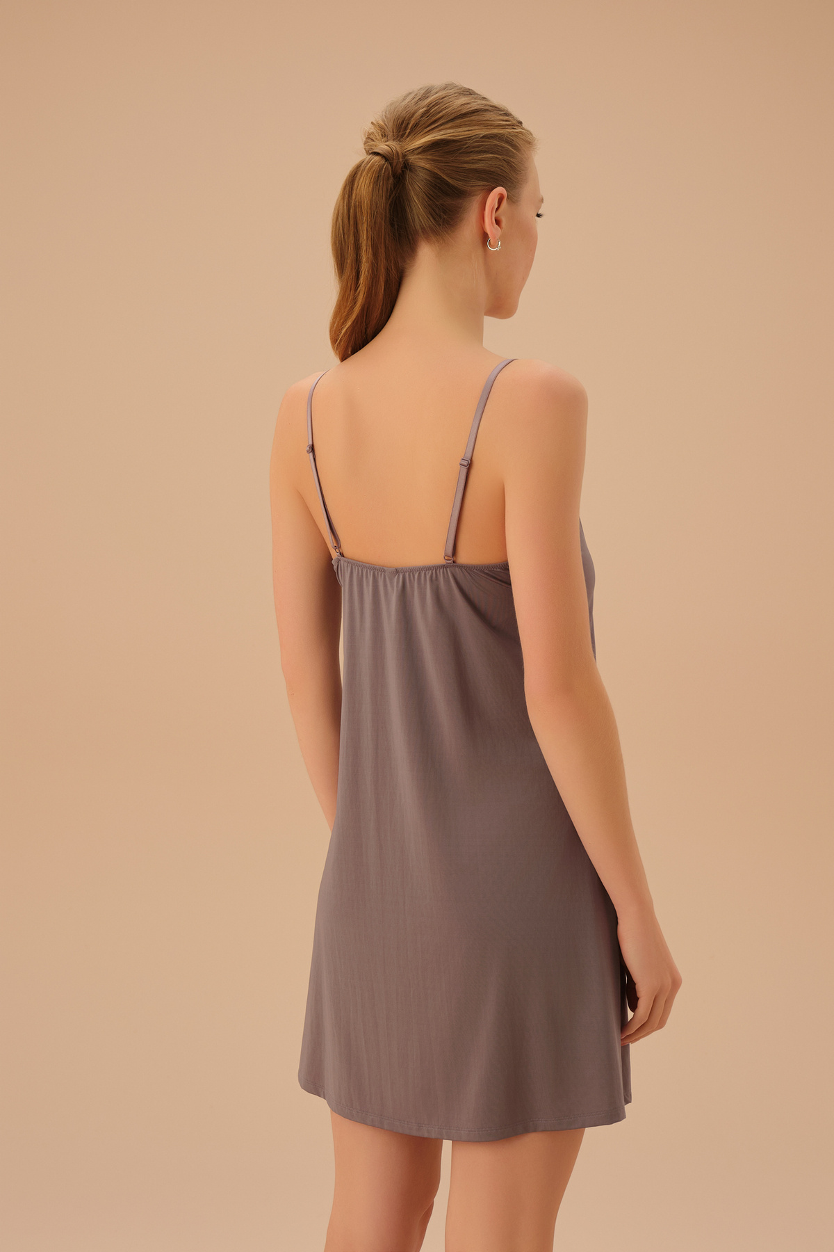 SUWEN-Swan Short Nightgown 4