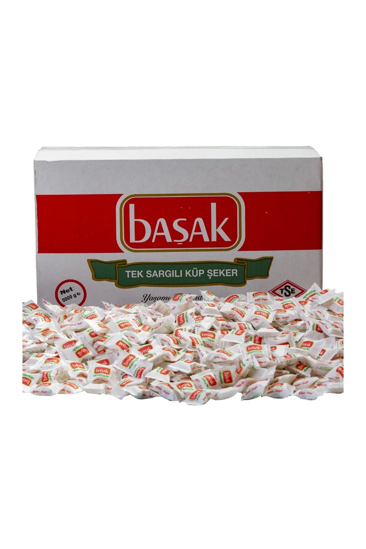 MSB Ambalaj Tek Sargılı Küp Şeker 5 kg