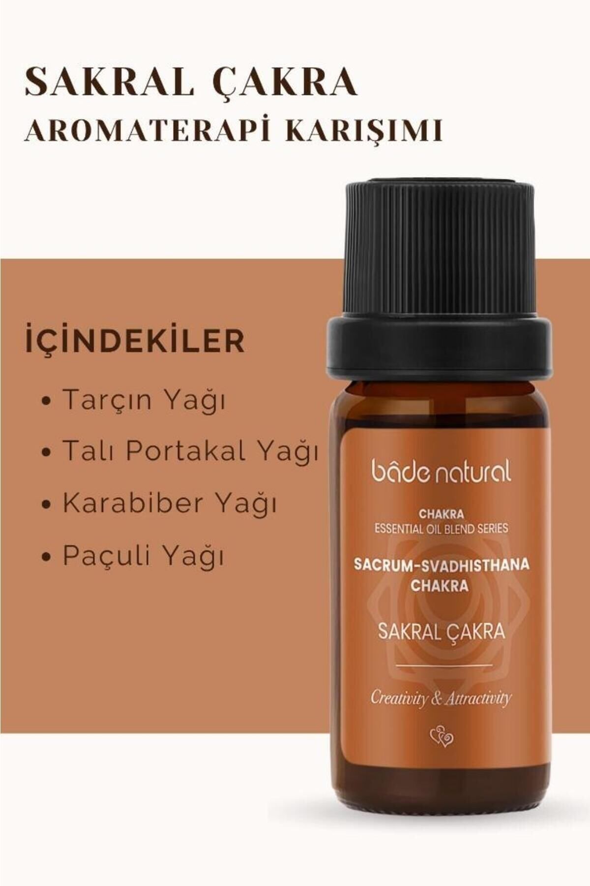روغن مراقبتی مخلوط آروماتراپی چاکرای ساکرال 10 میل Bade Natural