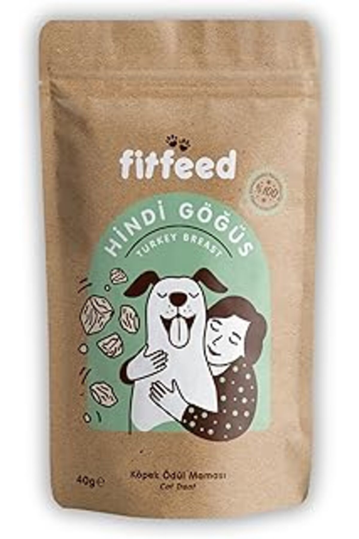 shop Fitfeed Freeze-Dried Çiğ Hindi Göğüs Köpek Ödülü 40G