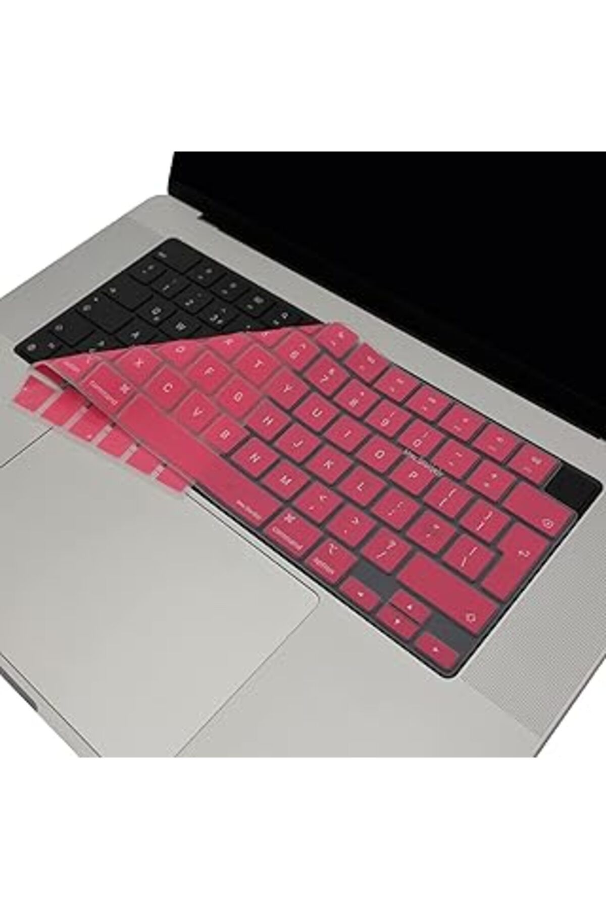 Pazarcan Mcstorey Macbook Klavye Koruyucu M1-M2-M3 (Uk-Eu İngilizce) Touchid'Li A2681 A3113 A2941 A3114 A244