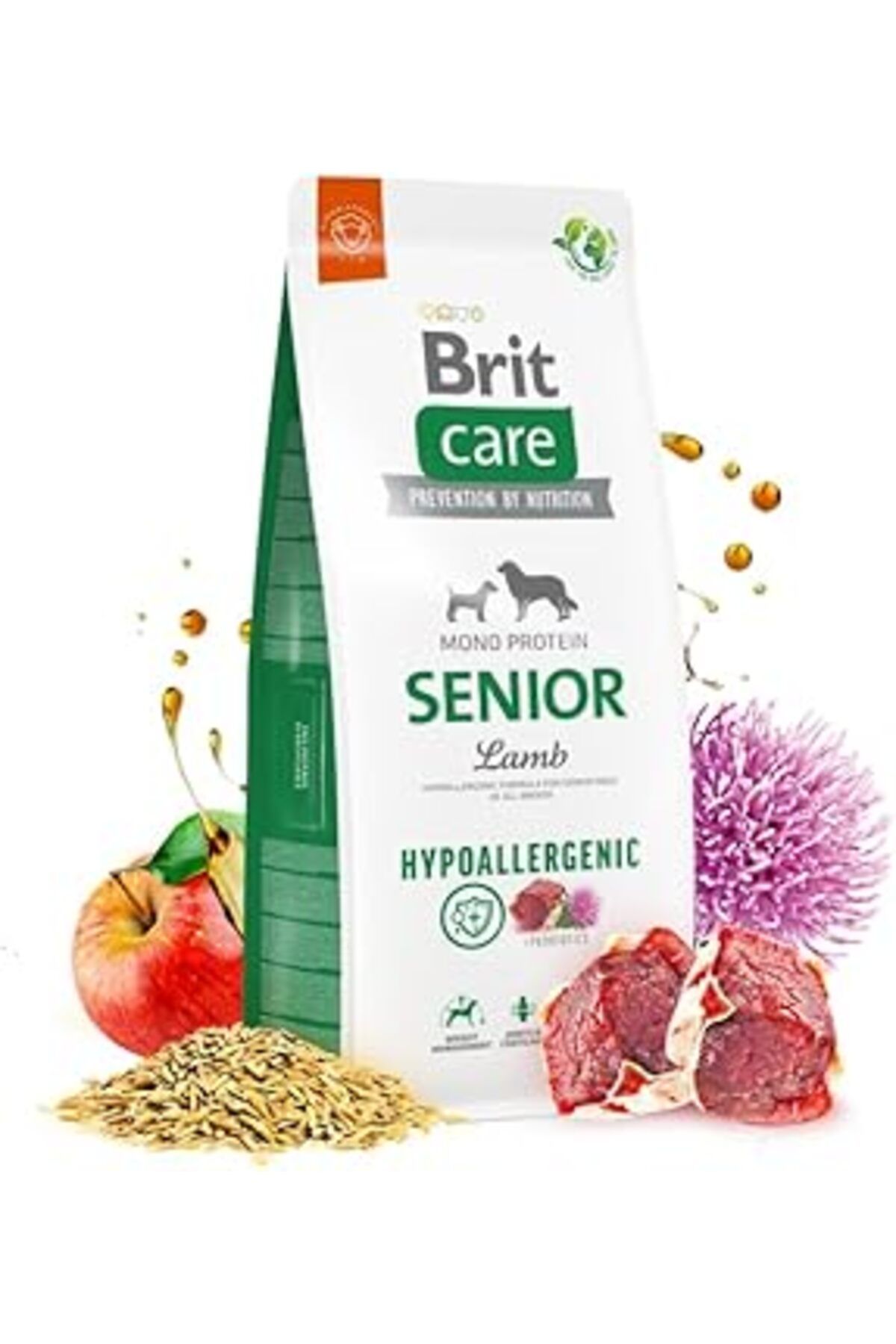 shop Brit Care Senior, Yaşlı Köpekler İÇin, Tek Proteinli, Hipoalerjenik, Kuzu Etli Kuru , 12 Kg