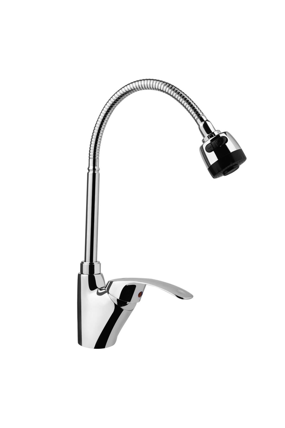 SANITEC Baterie Pentru Bucatarie Cu Pipa Flexibila Sn0017, Monocomanda - One Size