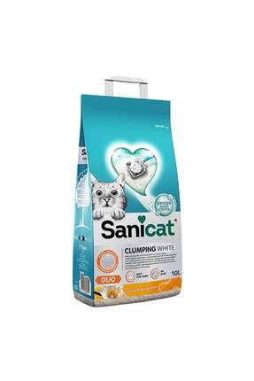 Sanicat Duo Vanilya & Mandalinalı Topaklanan Kedi Kumu 10lt