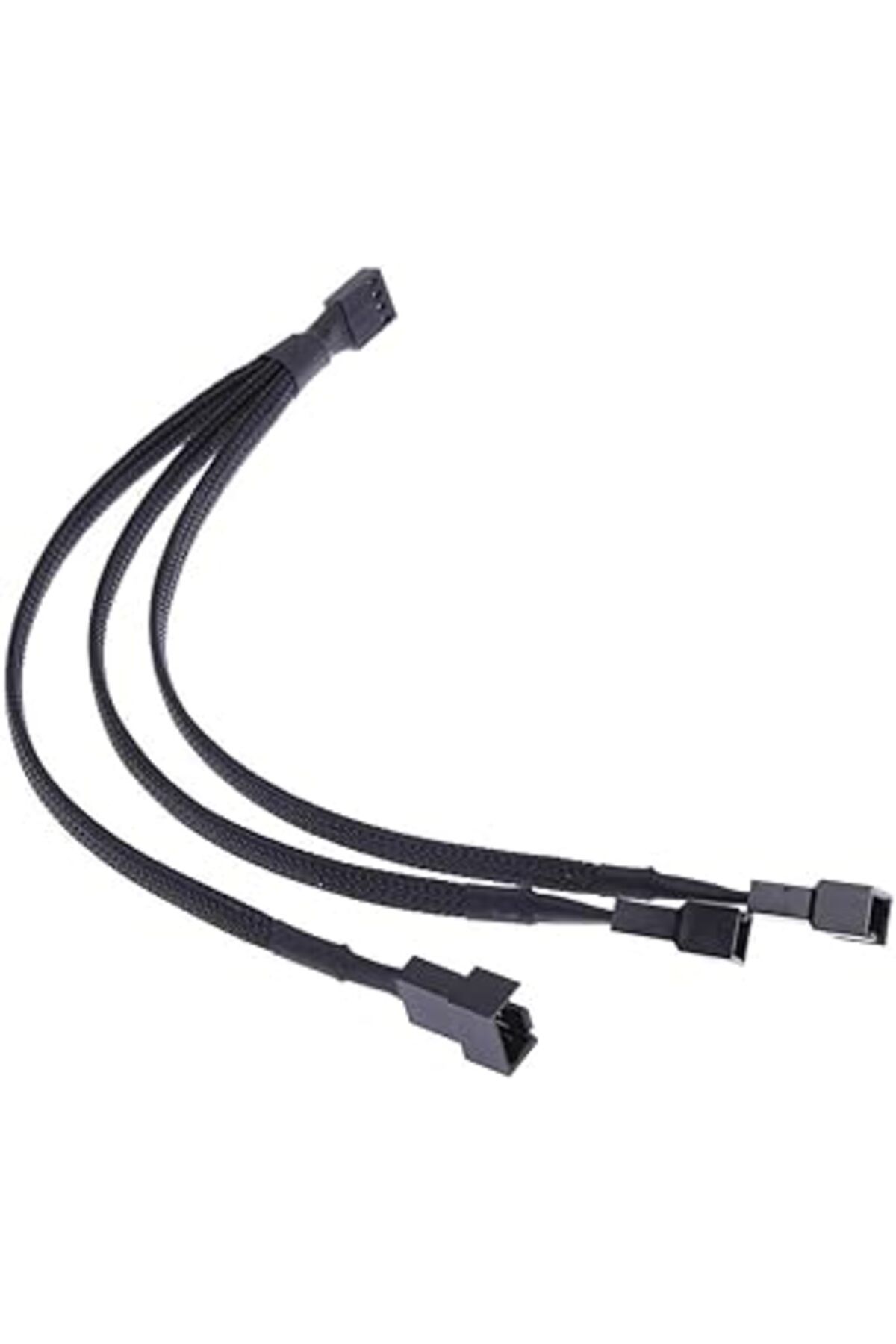 Pazarcan Alfais 4303 Fan Çoklayıcı Y Pwm Kablosu 4 Pin Switch 3 Pin 3 Port