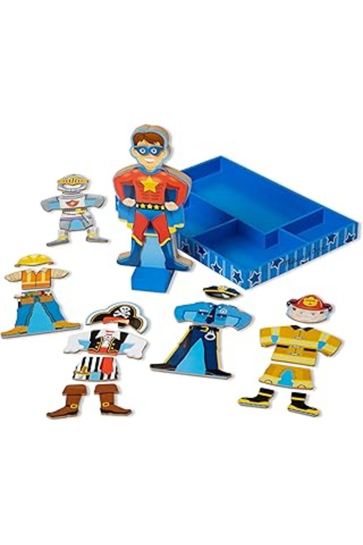 NZM TİCARET Melissa & Doug 13550 Ahşap Mıknatıslı Giydirme Billy