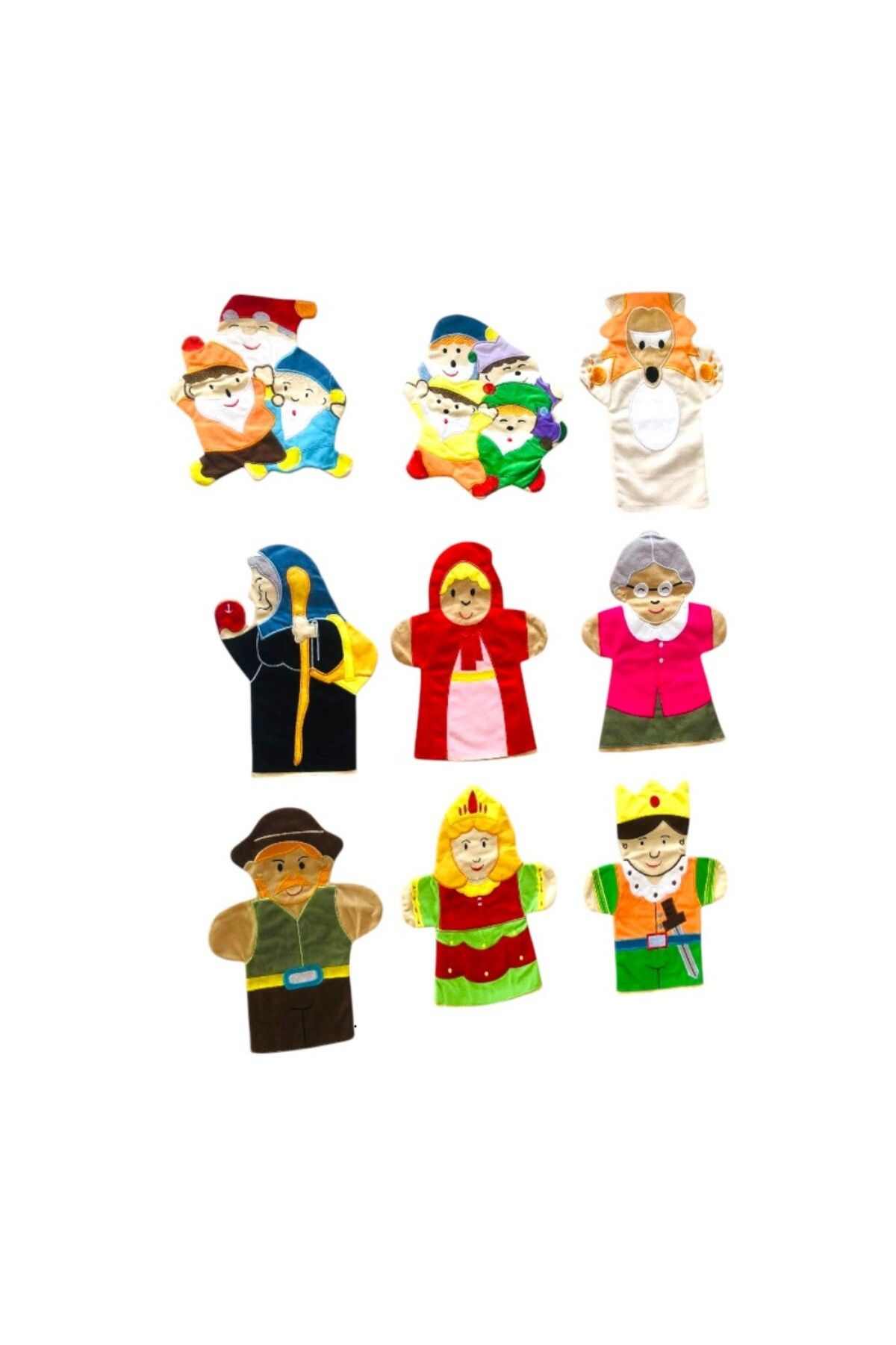 Laylay Toys El Kuklası Masal Kahramanları Anaokulu Çocuk El Kuklası