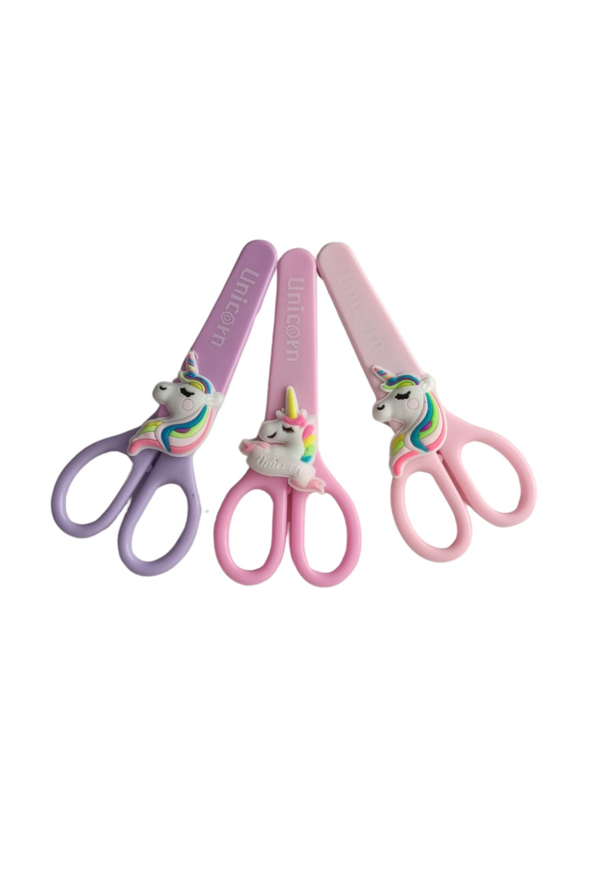 joyland-Figured Paper Scissors - Children's Scissors - Set of 3 - Unicorn Figured 2