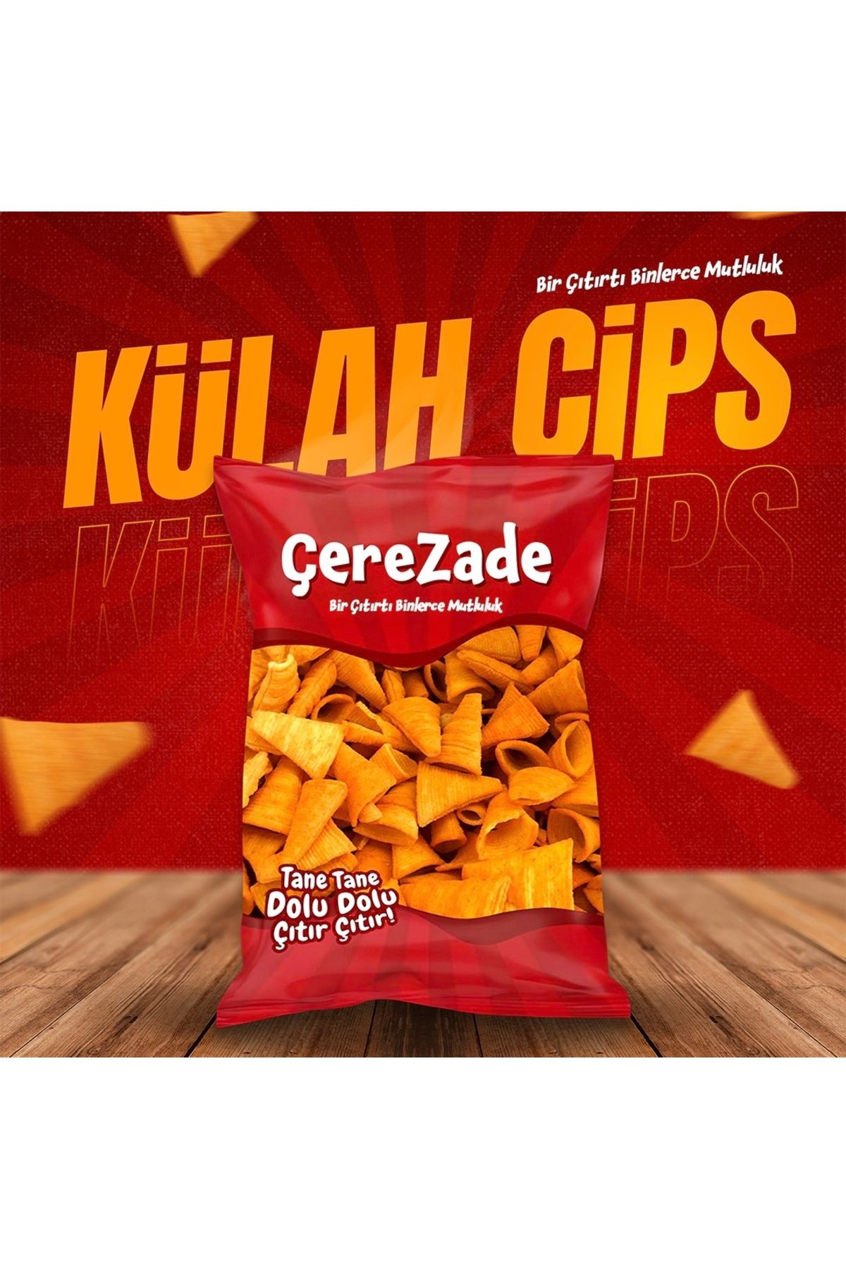 Çerezade Külah Cips (250gr)