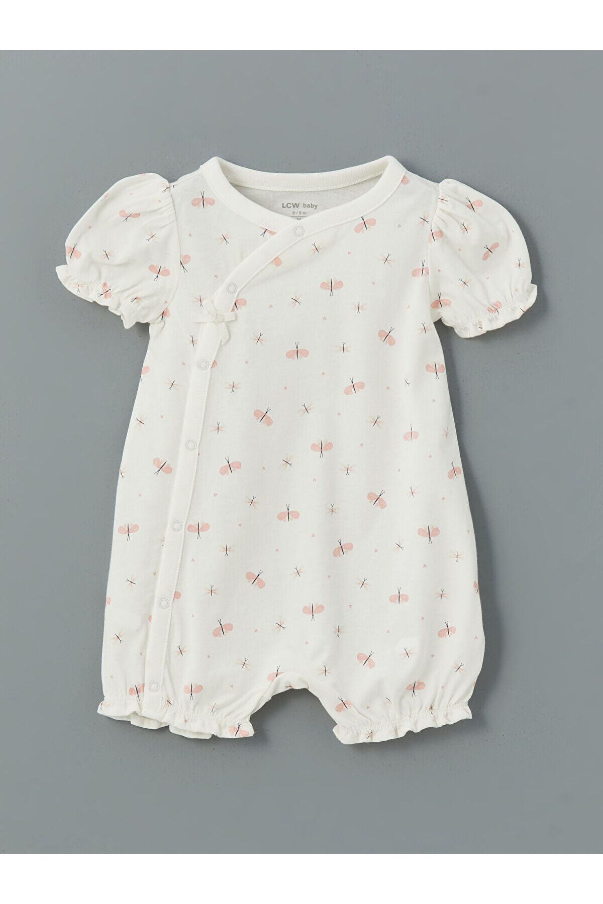 LC Waikiki Baskılı Kız Bebek Tulum ve Çıtçıtlı Body 2'li