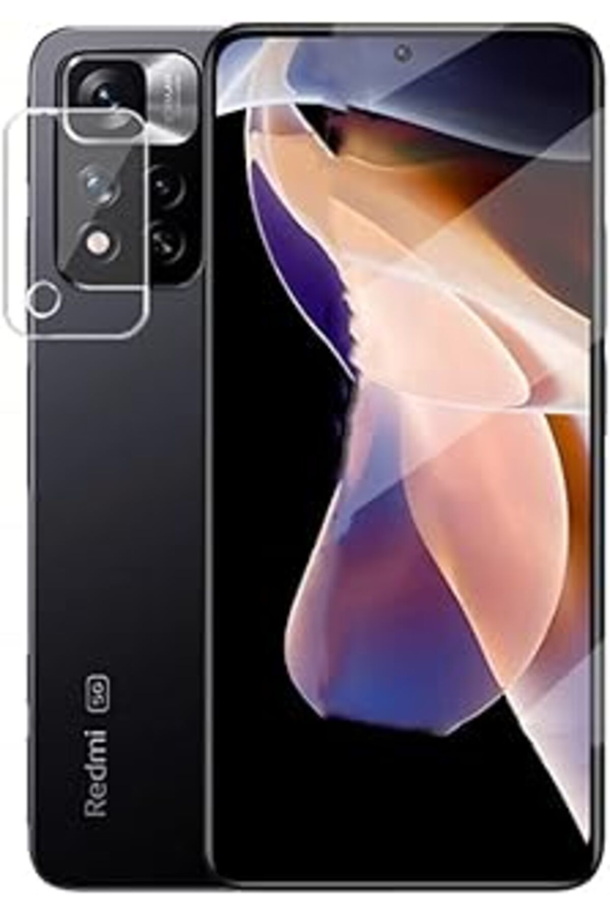 Pazarcan Redmi 11S Koruyucu Temperli Şeffaf