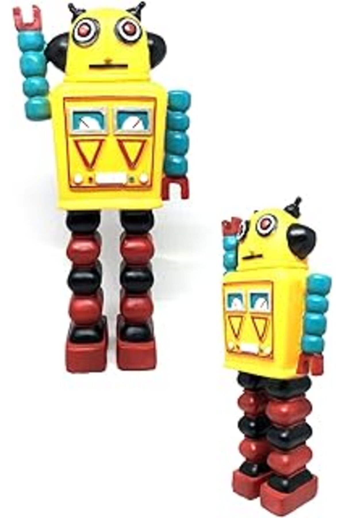 robotrend Buffer® Decotown Nostaljik Sevimli Uzaylı Robot Şeklinde Figür Biblo