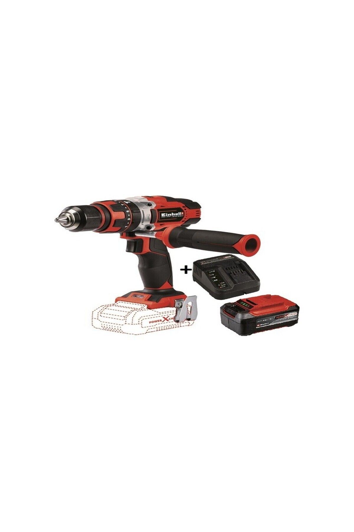 Einhell TE-CD 18/48 Li-i Darbeli Matkap + 5.2 Ah Plus Starter Kit