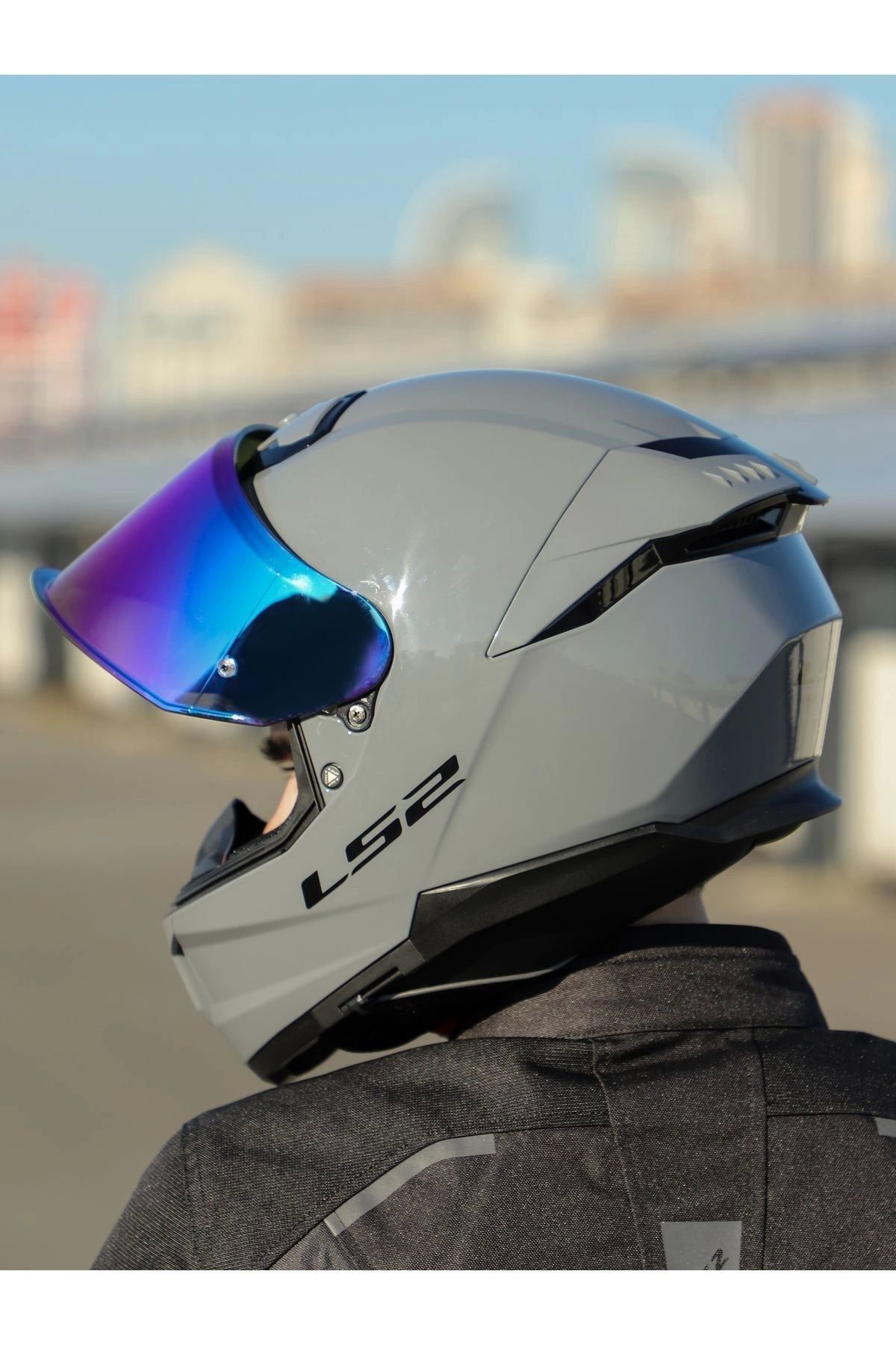 LS2-STREAM 2 NARDO GRAY HELMET 6