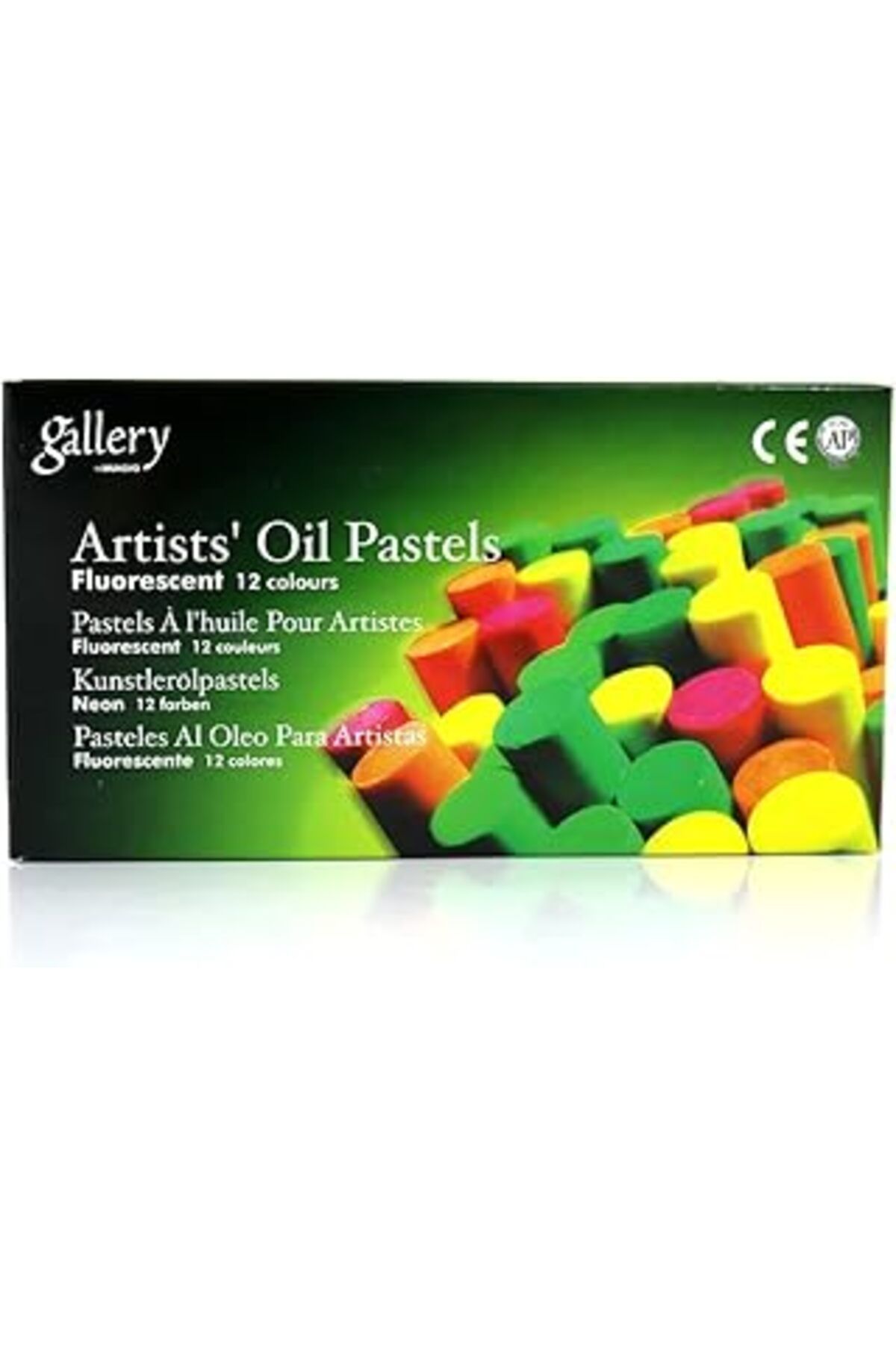 NETWORK ART 12li Fosforlu Yağlı Pastel Karton Kutu