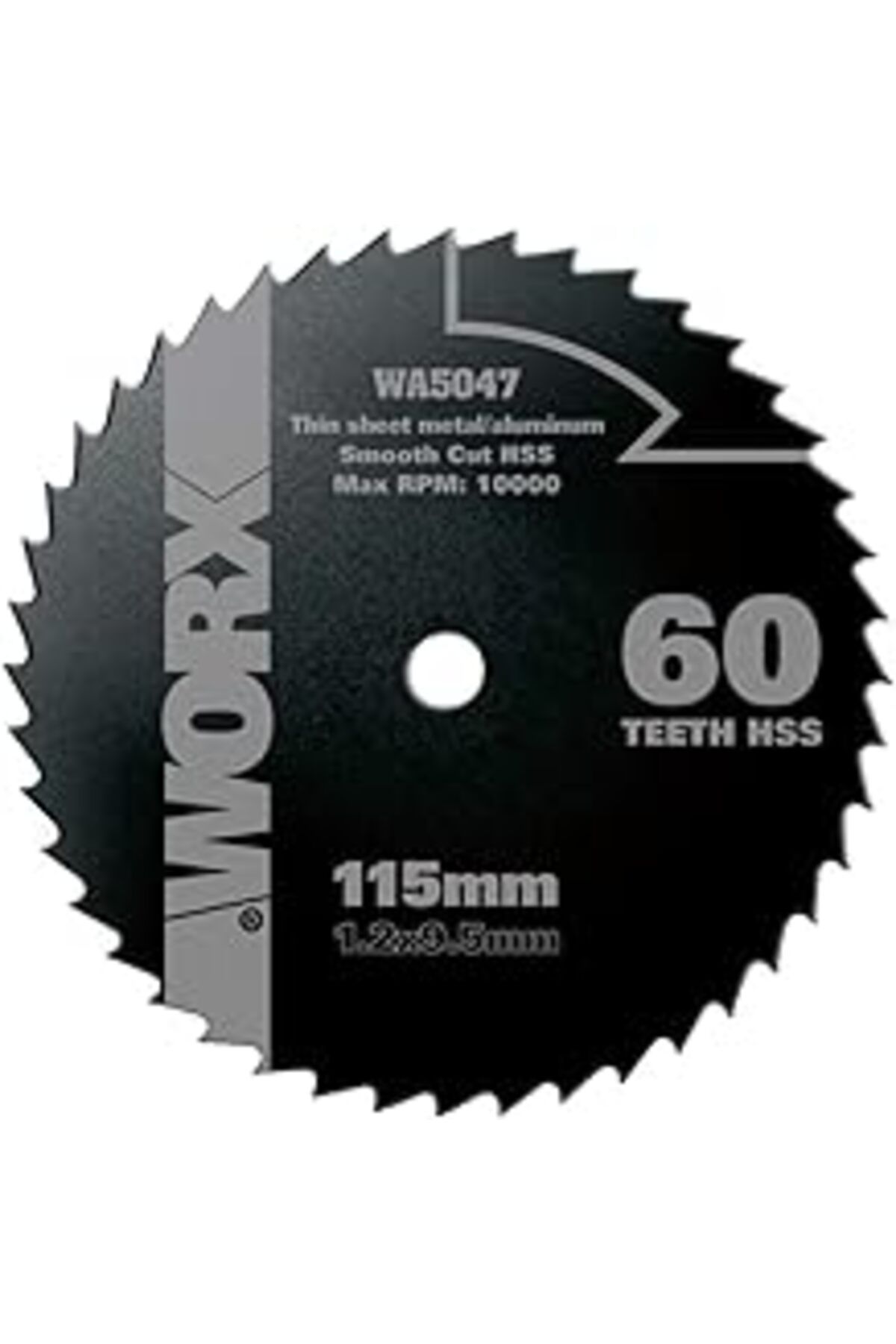 karadağsb Worx Wa5047 115X9,5Mm Alüminyum, Pvc, Sac Kesme, Daire Testere Bıçağı