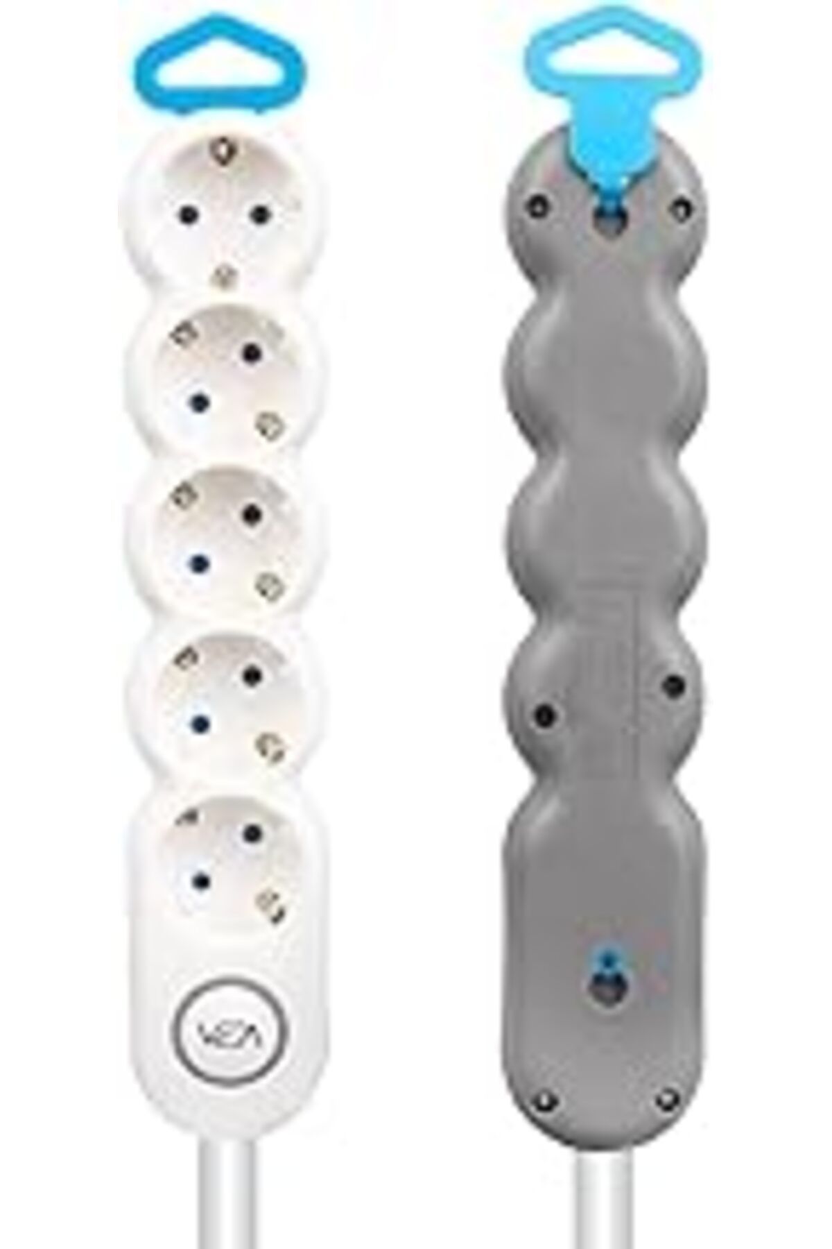 TBSProjects Amber Led 3'Lü 4'Lü Ve 5'Li Grup Priz Akım Korumalı Açma-Kapama Anahtarlı 1.5 Metre Kablolu Çocuk K