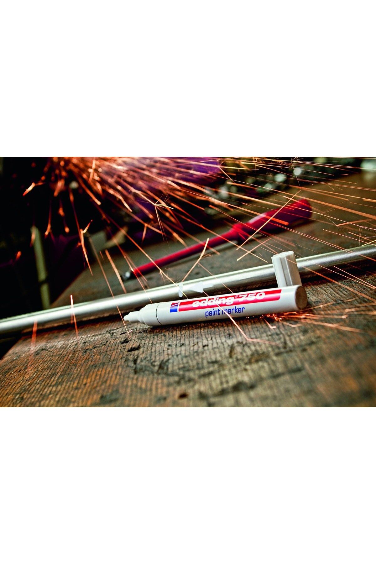 Edding-2-4 mm Silver 750 Round Tip Marker Decor Paint 4