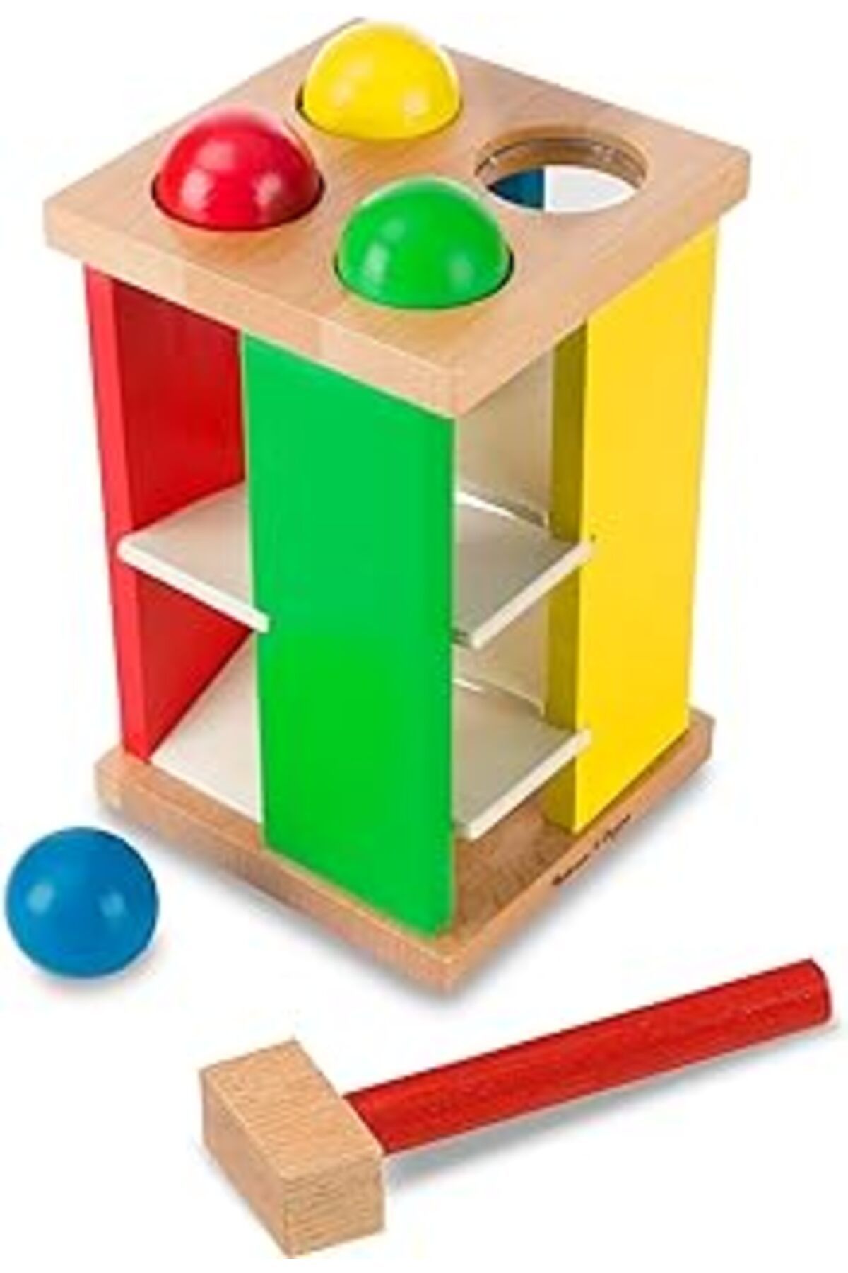 NETWORK ART Melissa & Doug - Ahşap Kule Çak & Yuvarla (13559)
