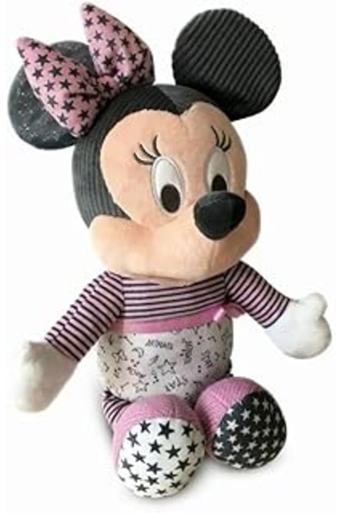 Mu Art -Clementoni, 17395, Bebek Minnie Goodnight Peluş, Eğitici Oyuncak Bebekler