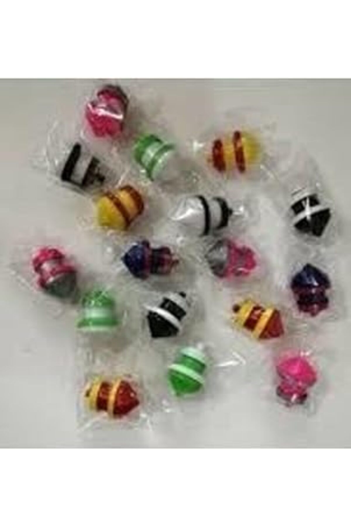 robotrend Plastik Basmalı Kendinden Dönen Topaç (24 Lü Paket)