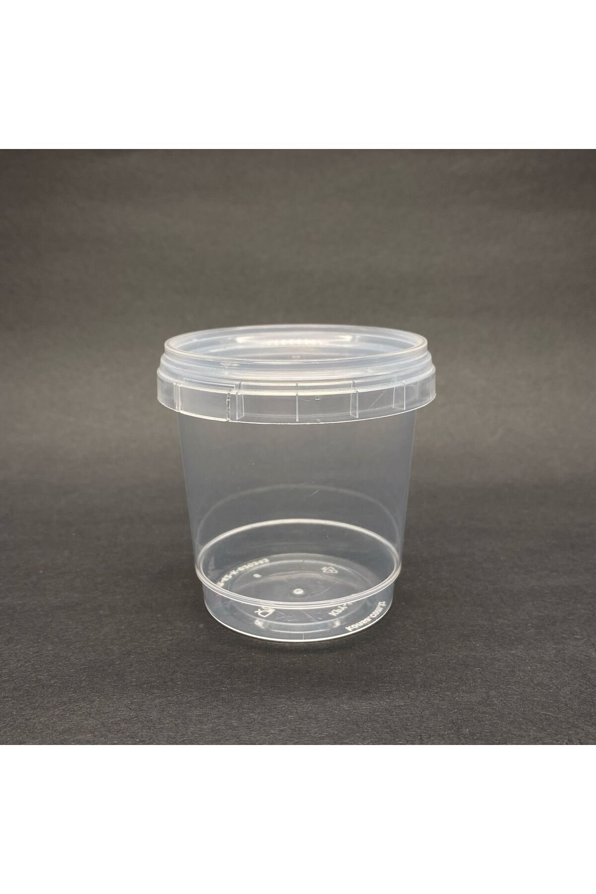 Pause Art Home 150 CC PLASTİK KOVA - ŞEFFAF - 150 ML GIDAYA UYGUN SIZDIRMAZ KİLİTLİ KAPAKLI KOVA - 10 ADET