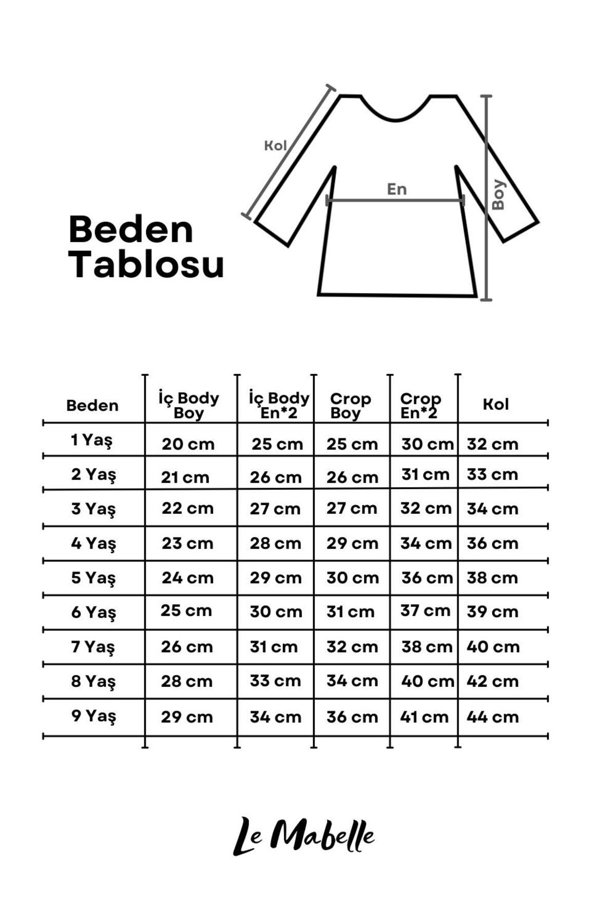 Le Mabelle-Crop Top galben cu mânecă lungă din tul înstelat pentru fete 7