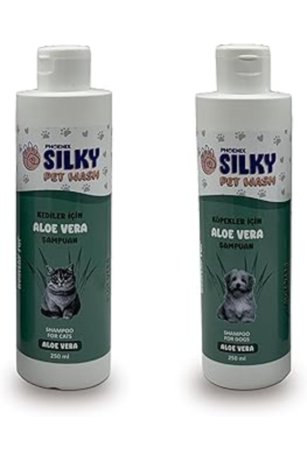 Mu Art Ahşap Silky Köpek Ve Kediler Için Aloe Vera Özlü Doğal Şampuan, 250 ml