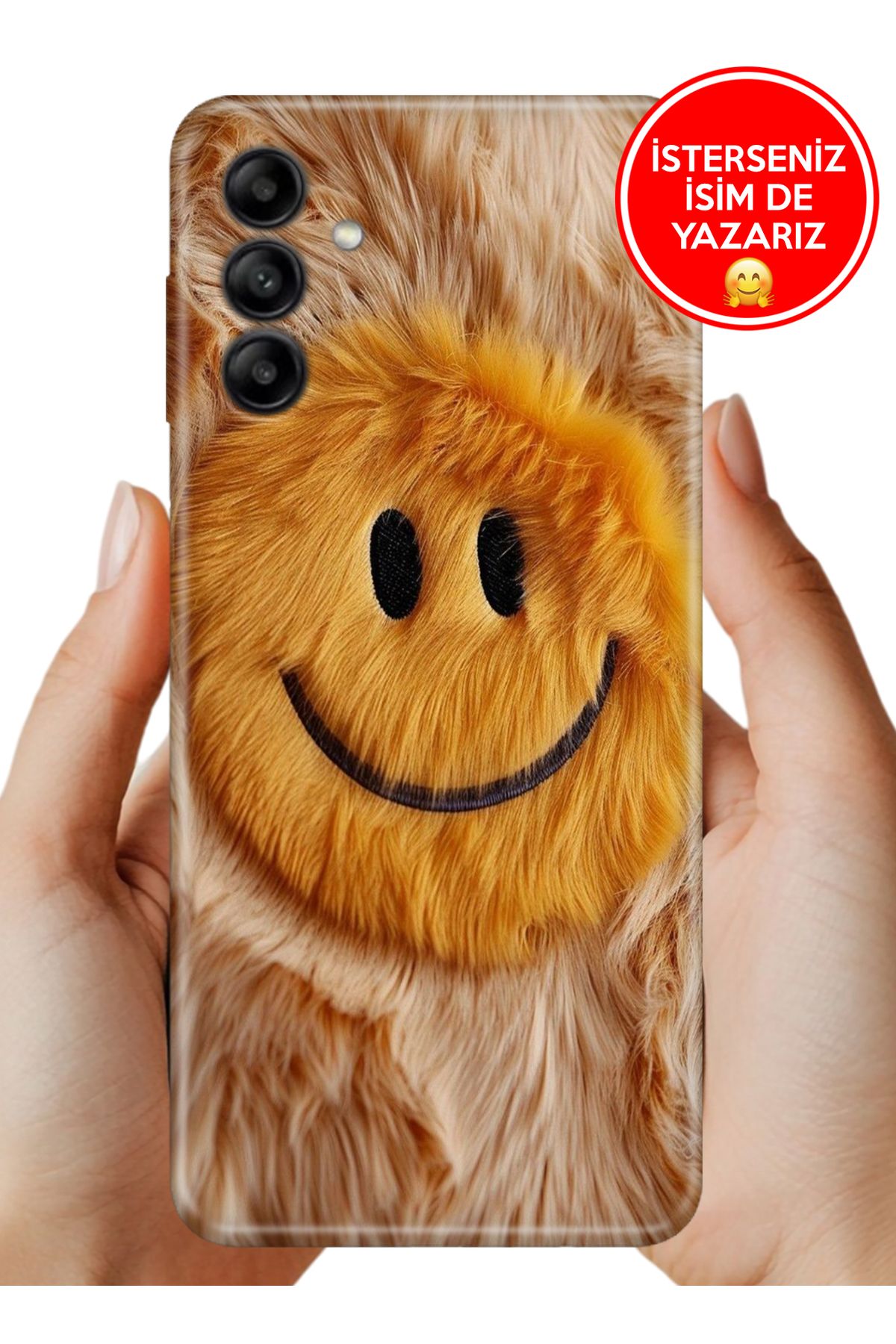 Cekuonline Samsung Galaxy A34 Kılıf Baskılı Life Style Kapak Silikon GülenSurat 333