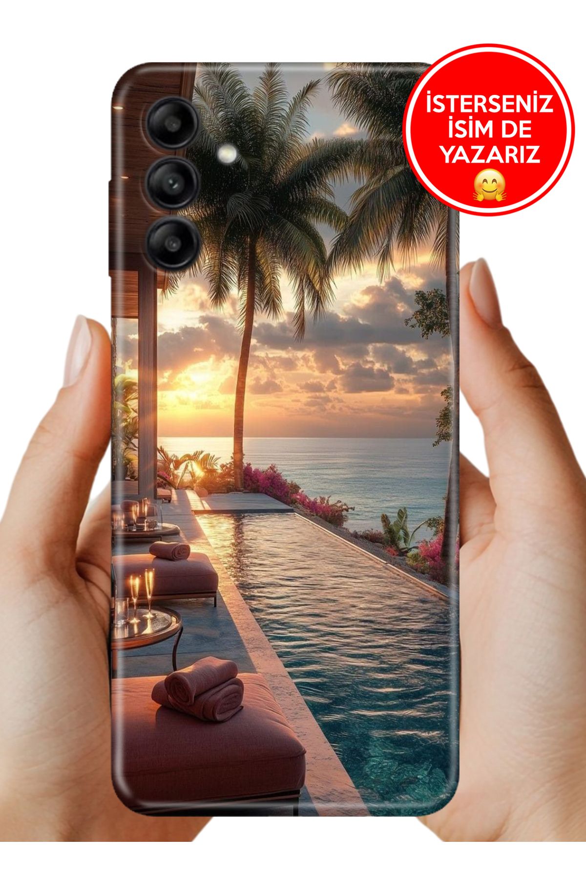 Cekuonline Samsung Galaxy A16 Kılıf Baskılı Life Style Kapak Silikon Zengin Tatili
