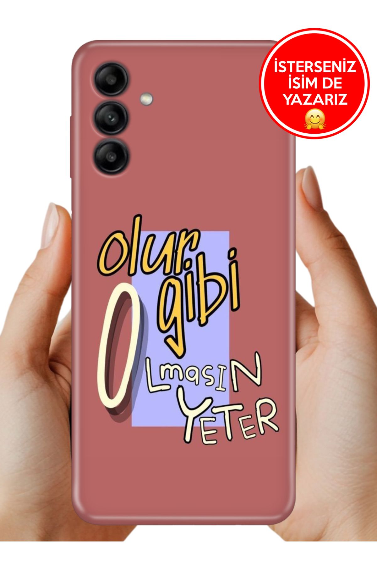 Cekuonline Samsung Galaxy M55 Kılıf Baskılı Life Style Kapak Silikon Olur Gibi