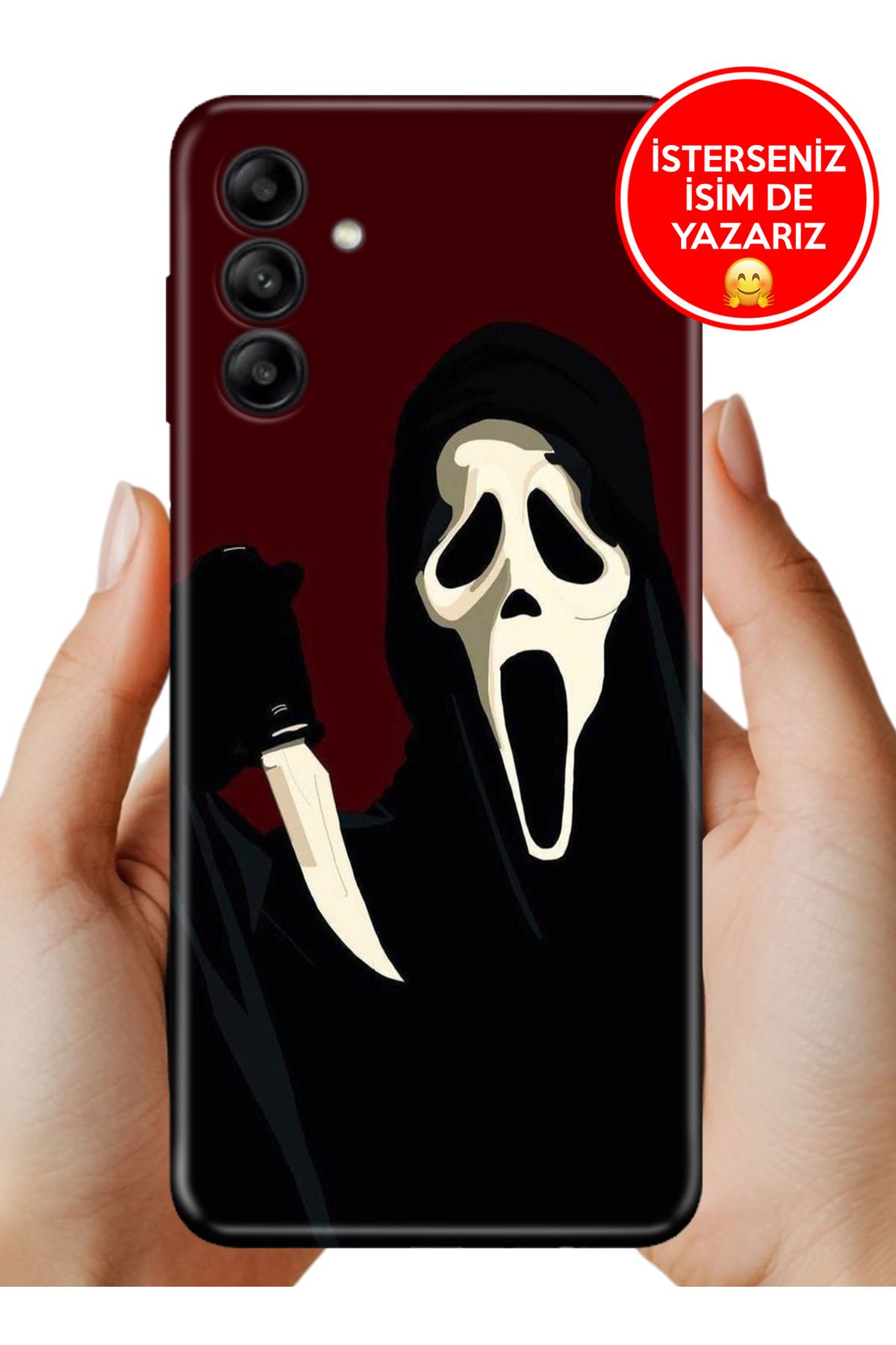Cekuonline Galaxy A14 (SM-A145F) Kılıf Tam Rubber Esnek Silikon Full Koruma ScreamFilm