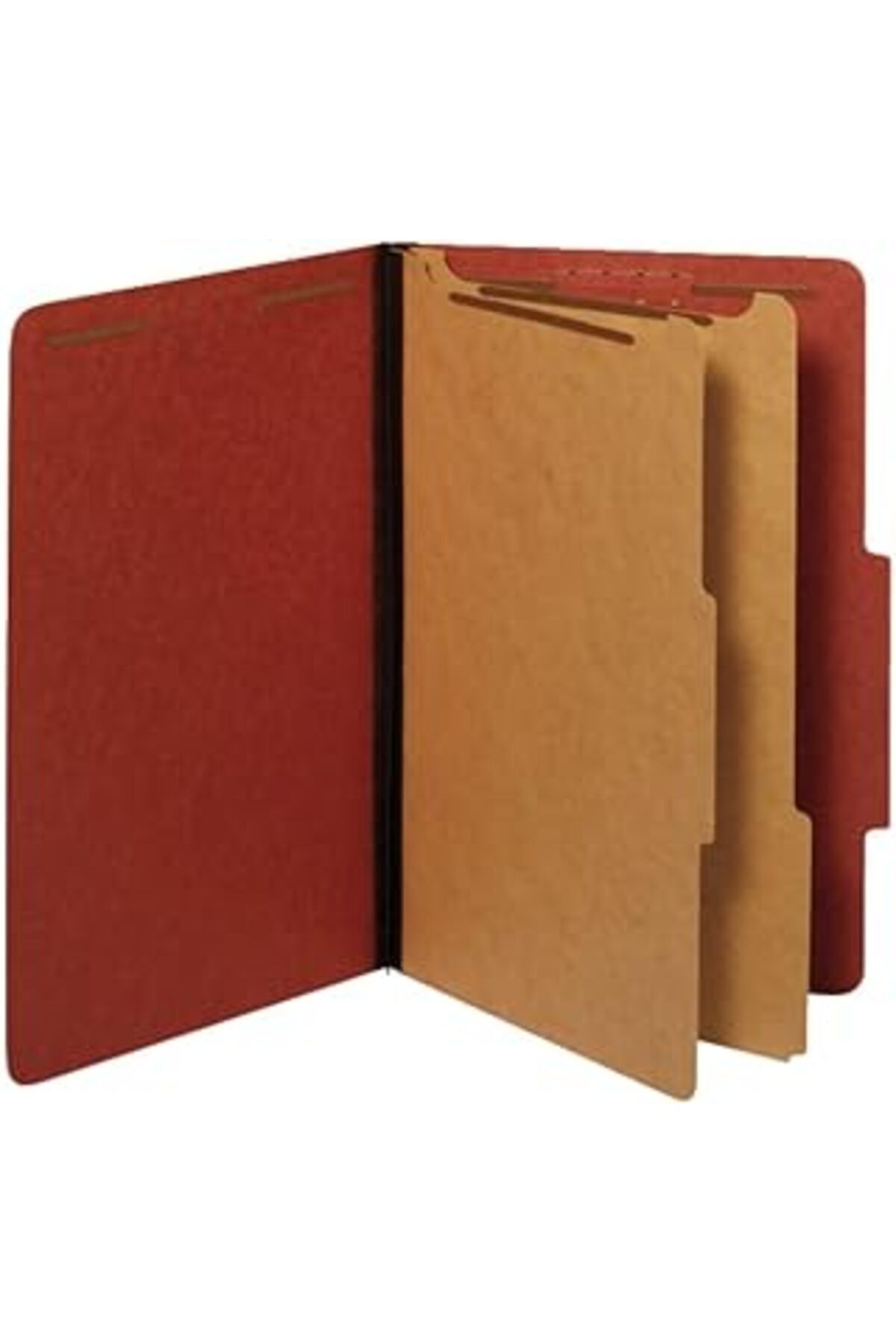 Mu Art Ahşap Pendaflex Geri Dönüşümlü Sınıflandırma Dosya Klasörleri, 2 Bölücü, 2 "Gömülü Bağlantı Elemanları, 2