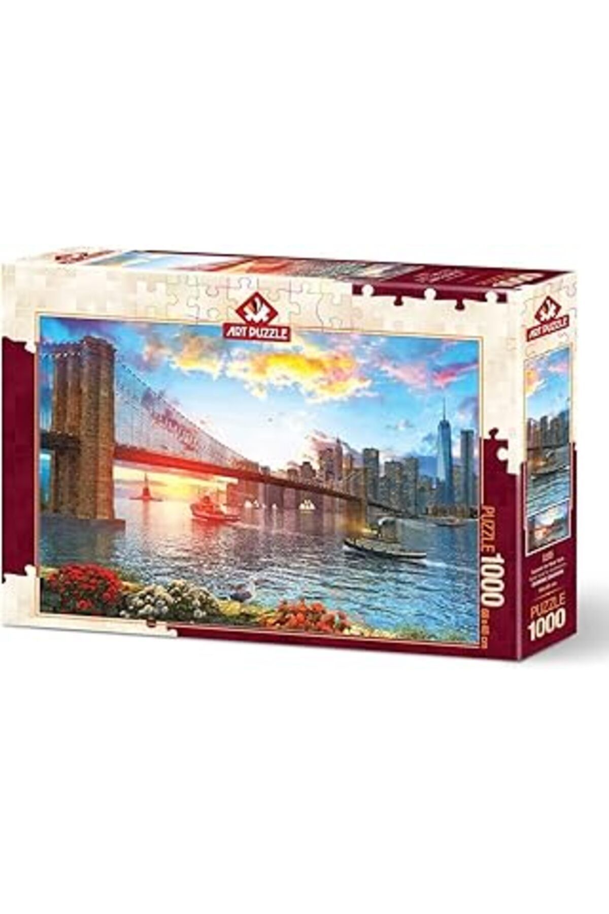 Hepta Collection Art Puzzle New York'Ta Günbatımı 1000 Parça Puzzle