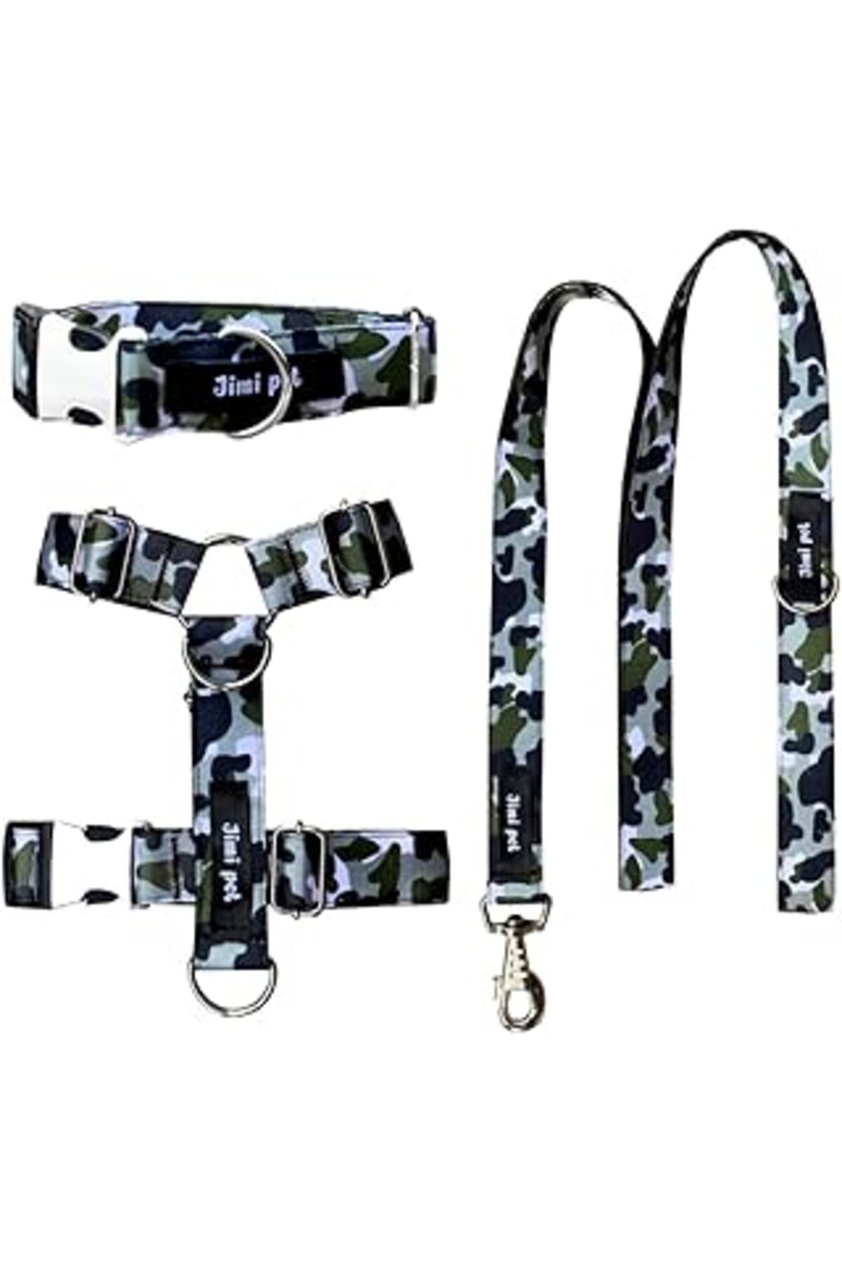 Mu Art Ahşap Tasma Seti Solider Model Medium Beden
