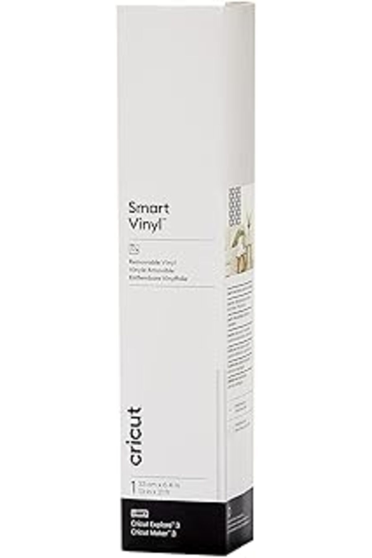 Pazarcan Cricut 2008649 Smart Vinil Geçici 33x640cm 1 Sayfa Beyaz